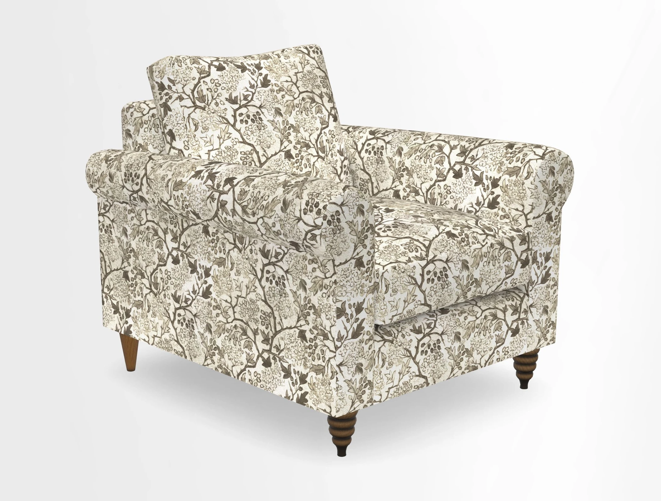 Apuldram Chair in Two Tone Plain Biscuit