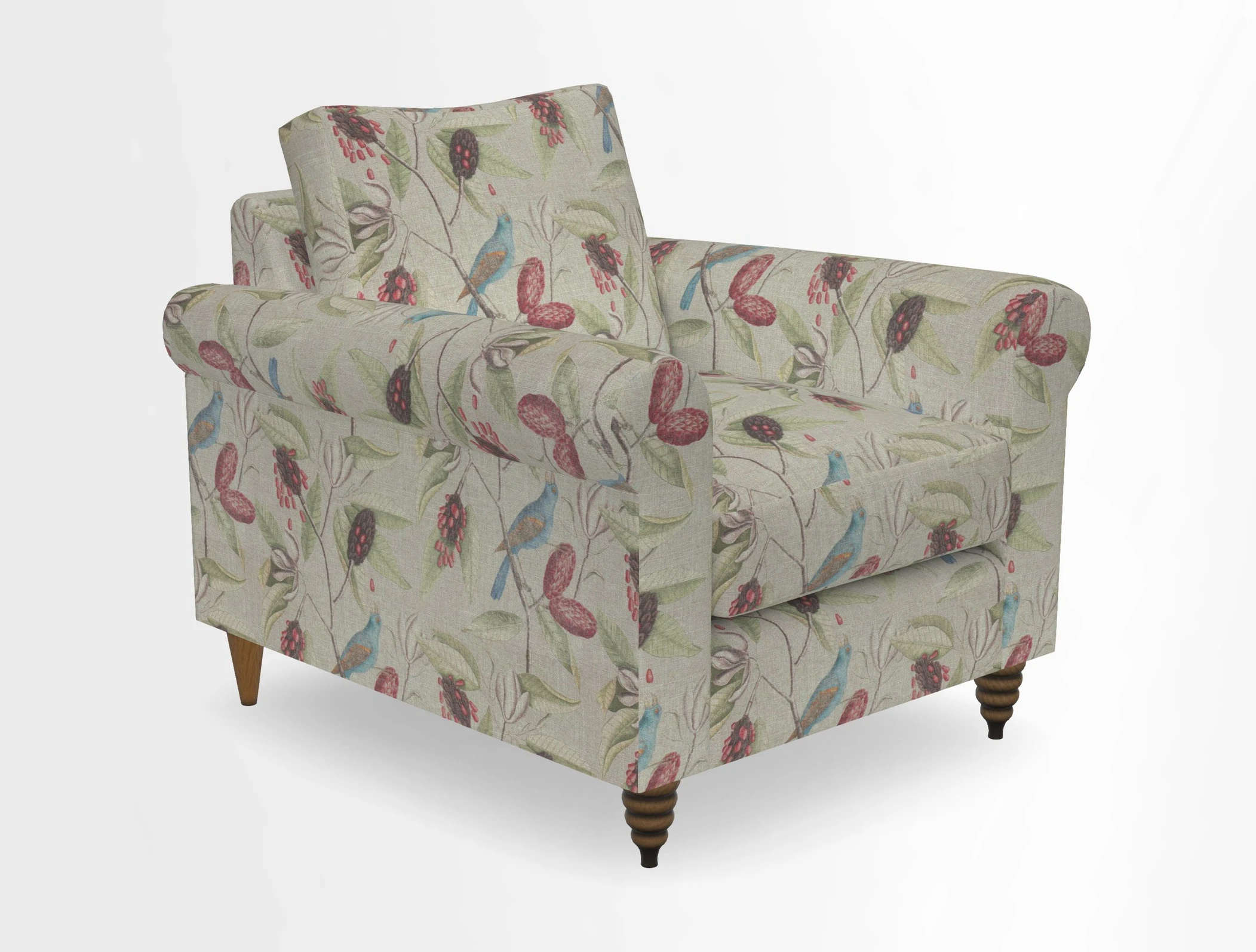 Apuldram Chair in Two Tone Plain Biscuit
