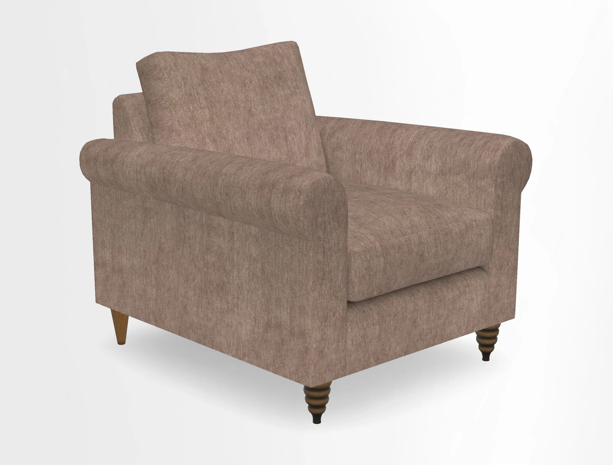Apuldram Chair in Two Tone Plain Biscuit