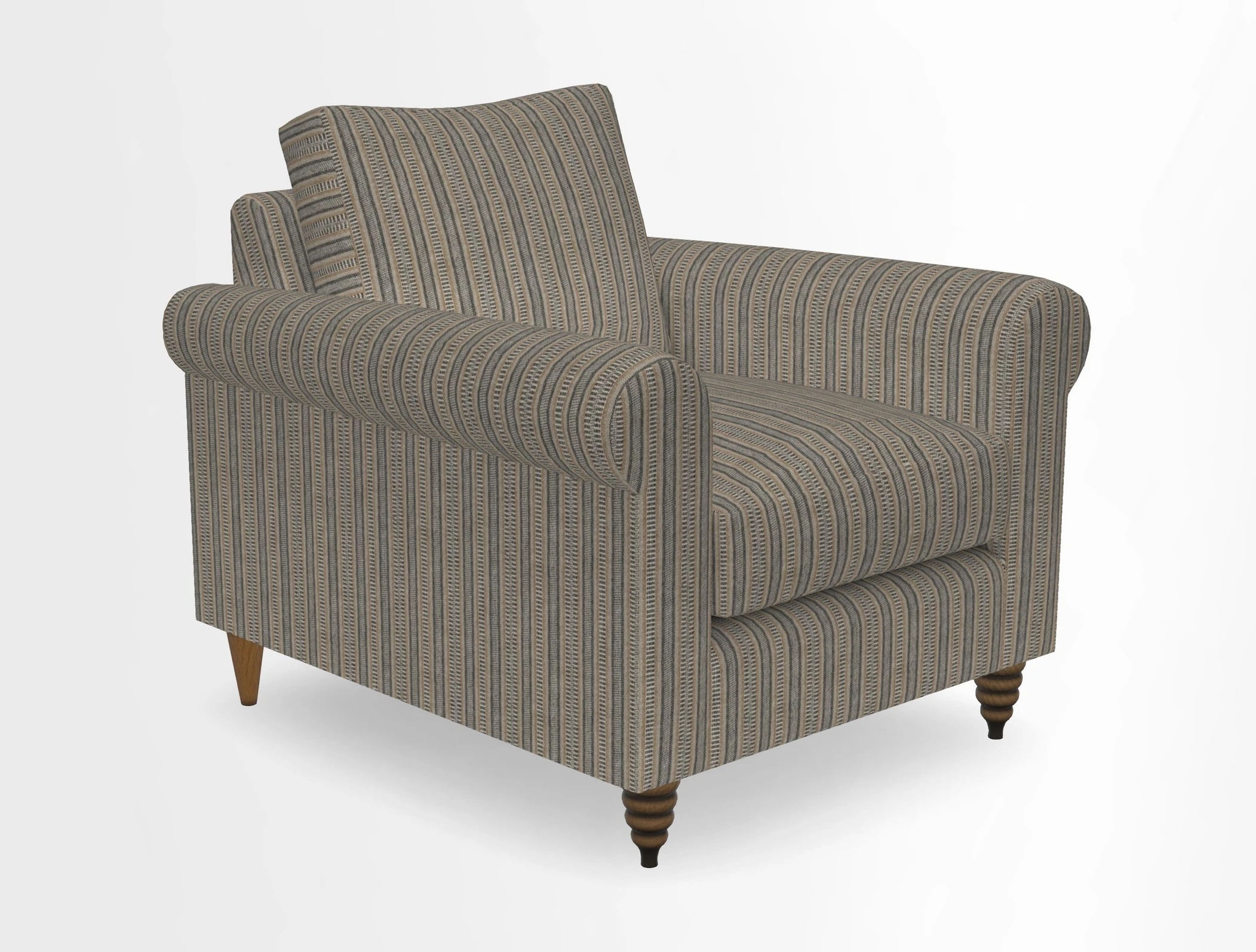 Apuldram Chair in Two Tone Plain Biscuit