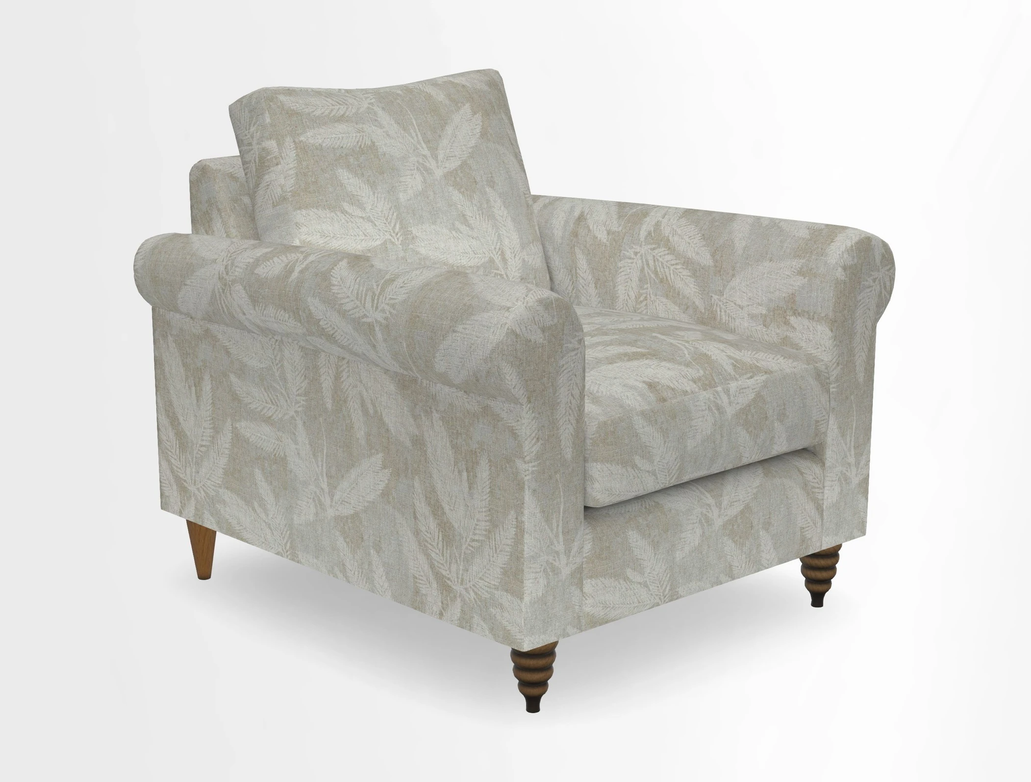 Apuldram Chair in Two Tone Plain Biscuit