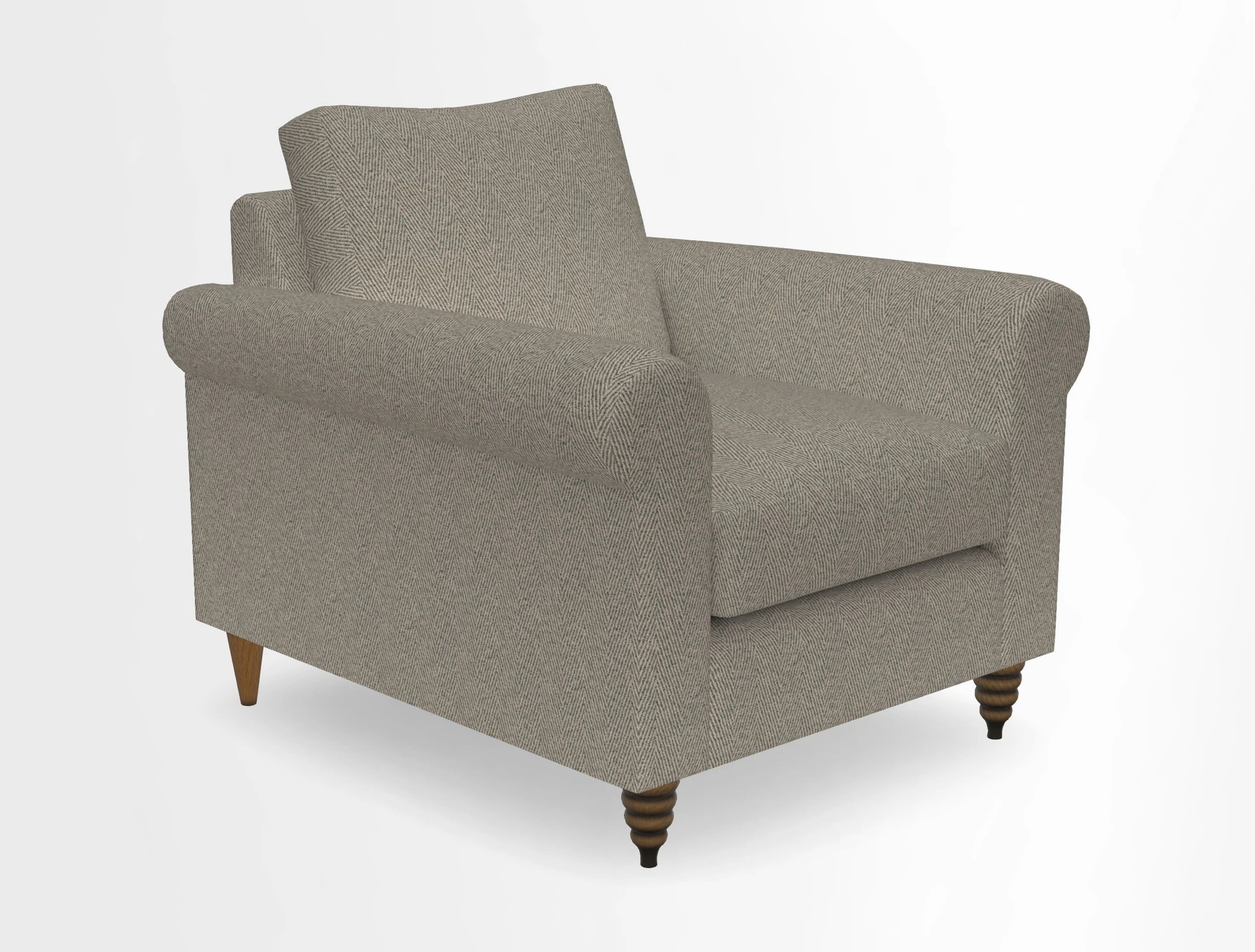 Apuldram Chair in Two Tone Plain Biscuit
