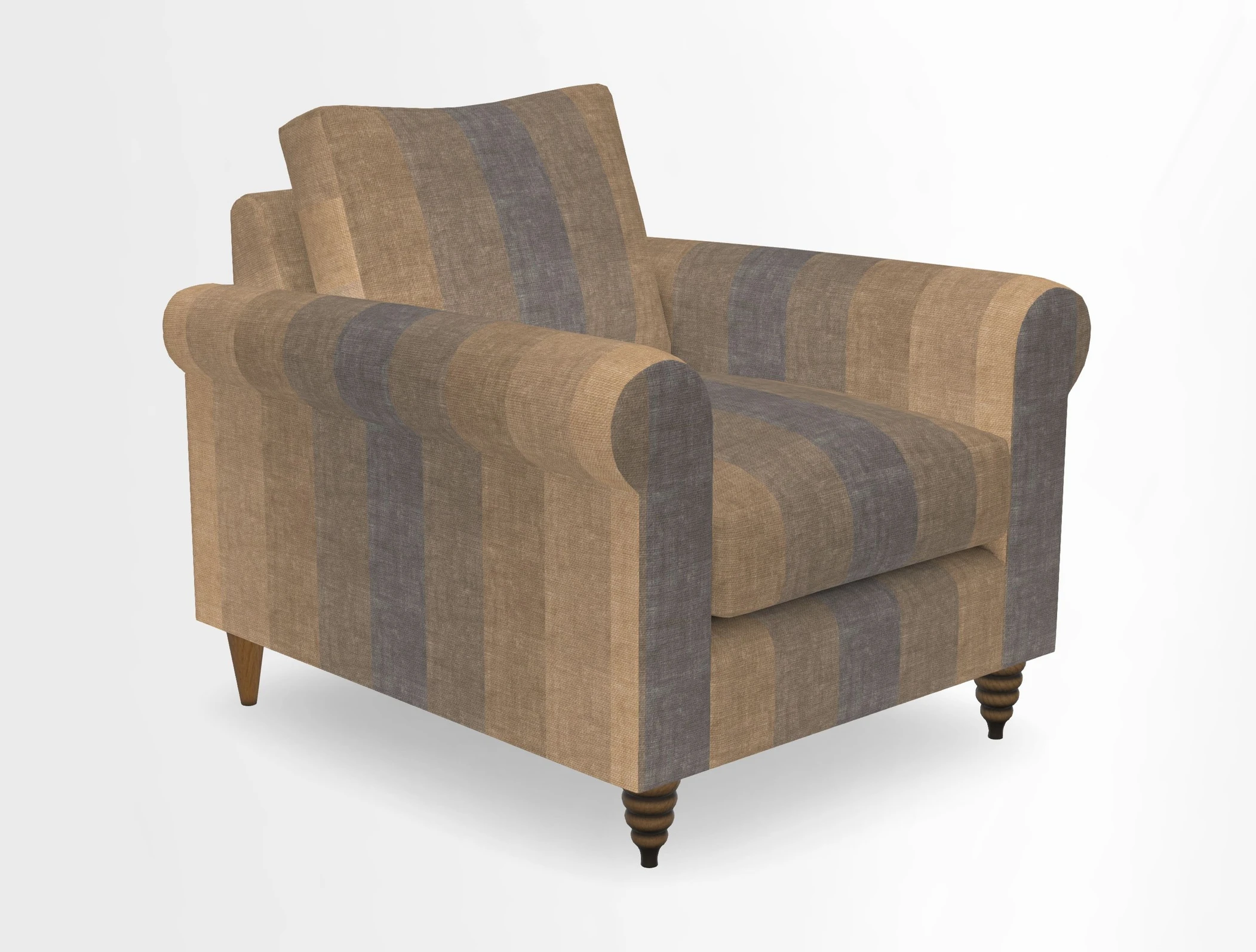 Apuldram Chair in Two Tone Plain Biscuit