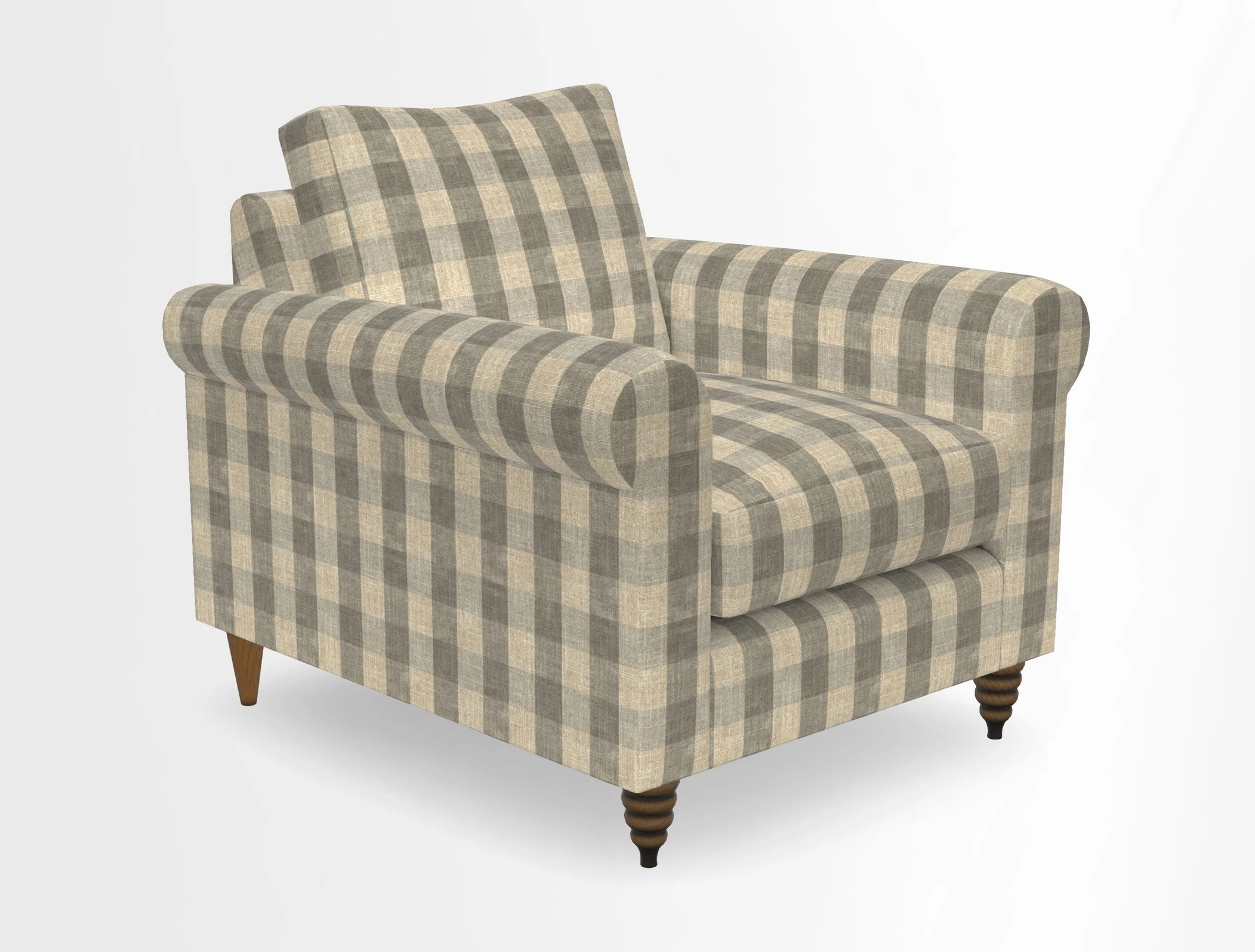 Apuldram Chair in Two Tone Plain Biscuit