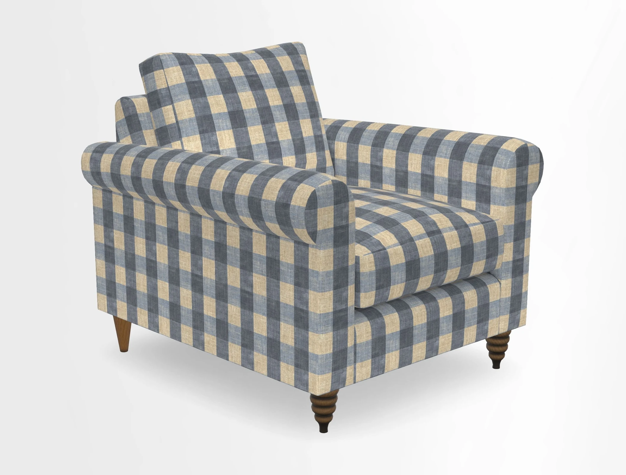 Apuldram Chair in Two Tone Plain Biscuit
