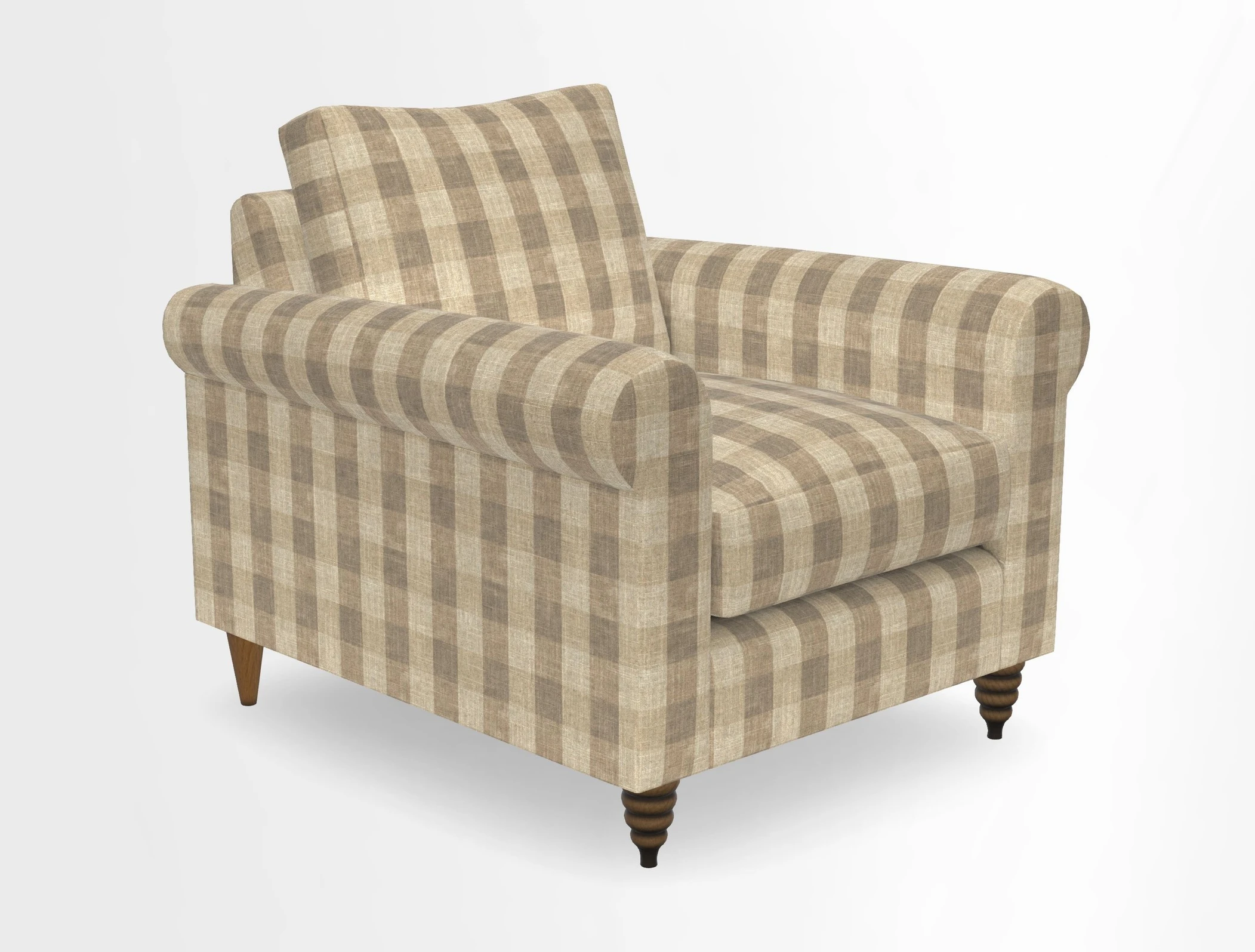 Apuldram Chair in Two Tone Plain Biscuit