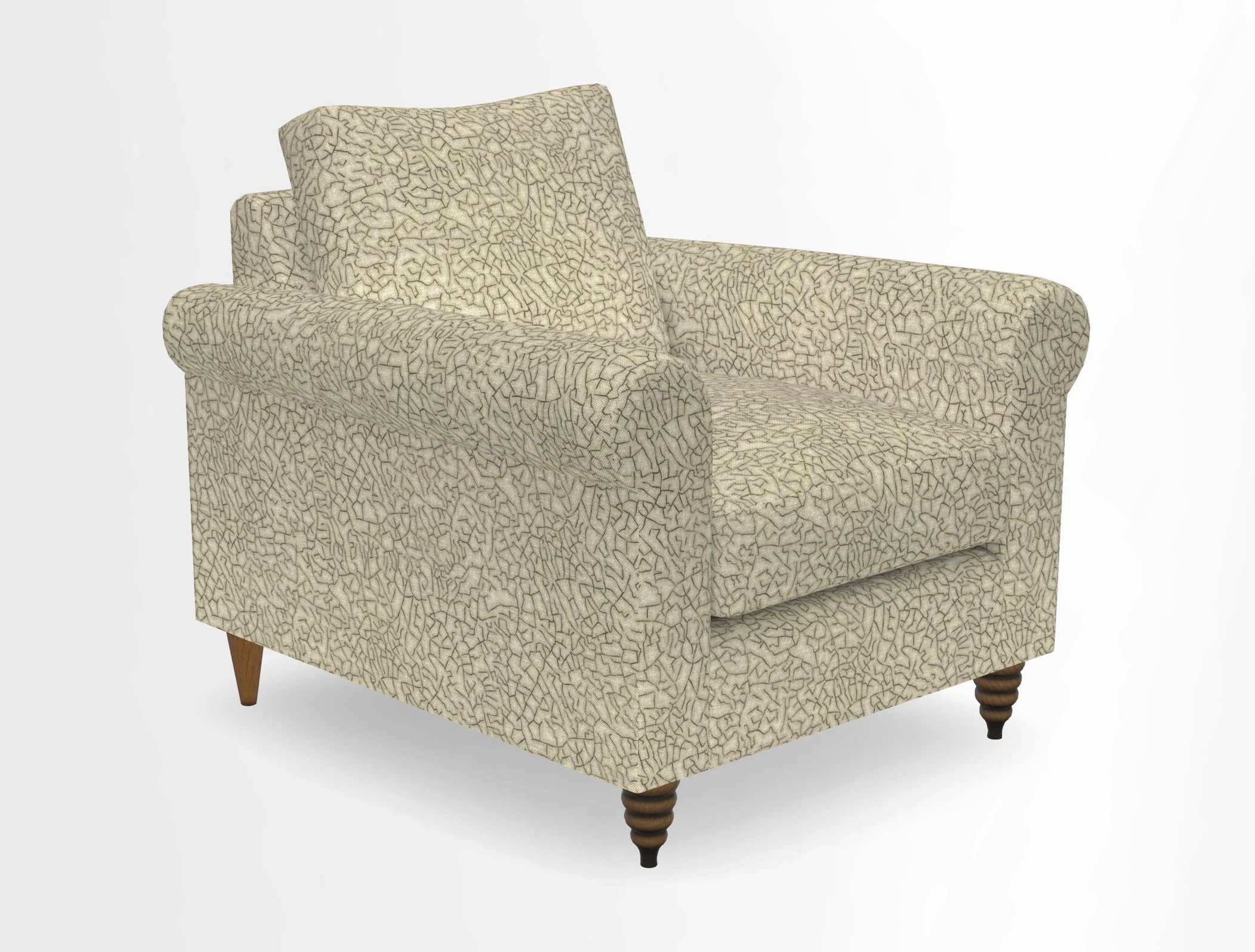 Apuldram Chair in Two Tone Plain Biscuit