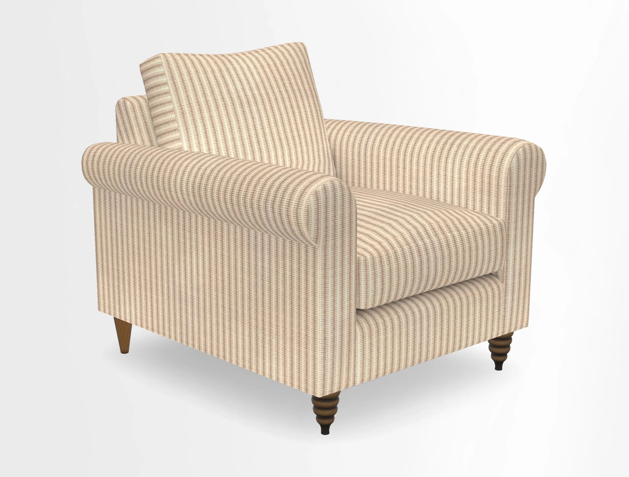 Apuldram Chair in Two Tone Plain Biscuit