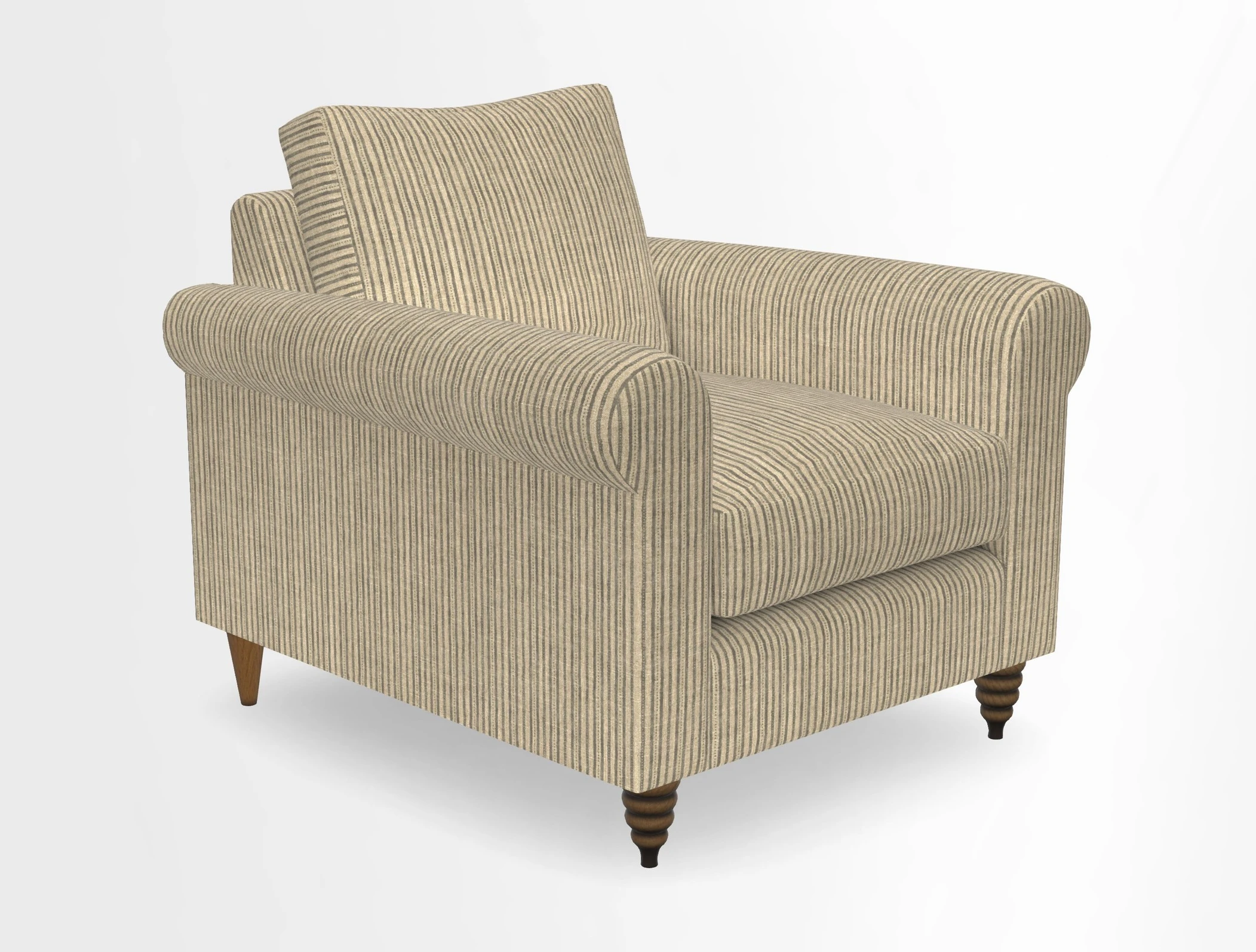 Apuldram Chair in Two Tone Plain Biscuit