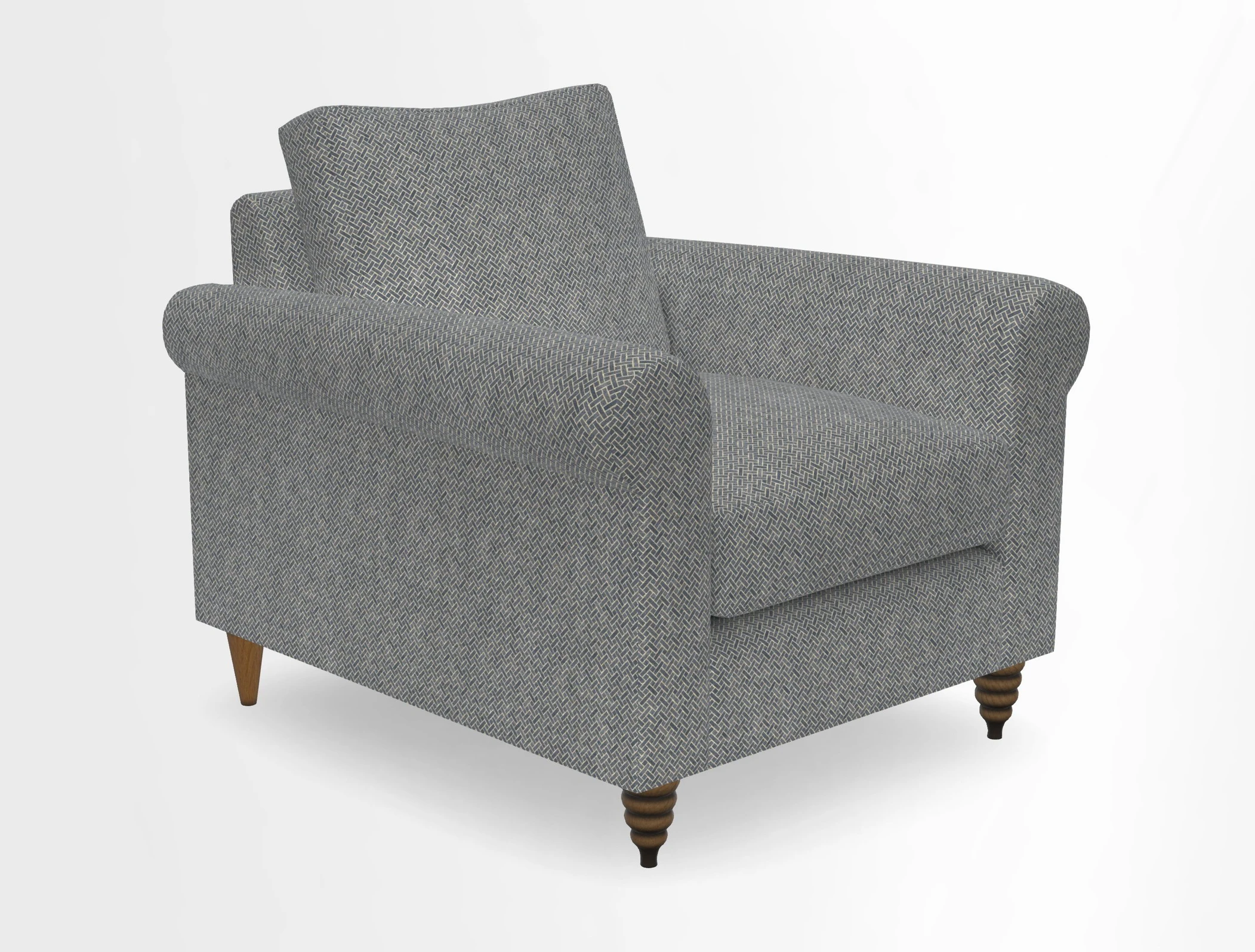 Apuldram Chair in Two Tone Plain Biscuit