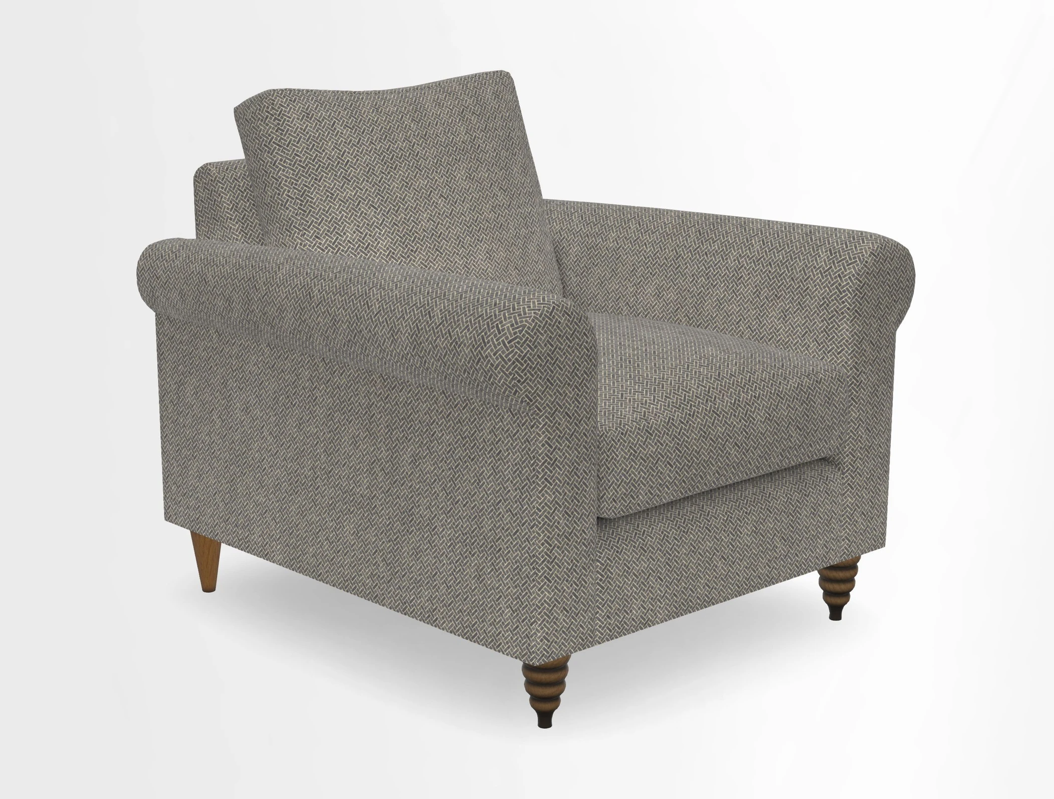 Apuldram Chair in Two Tone Plain Biscuit