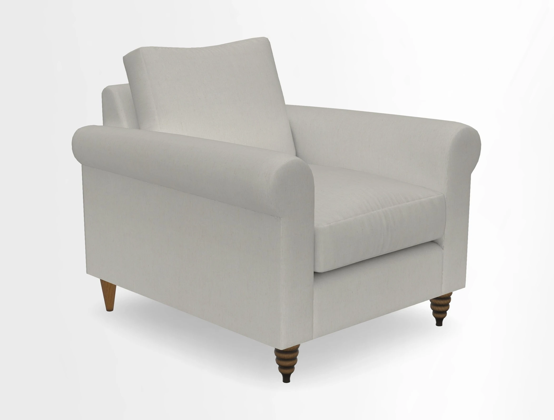 Apuldram Chair in Two Tone Plain Biscuit