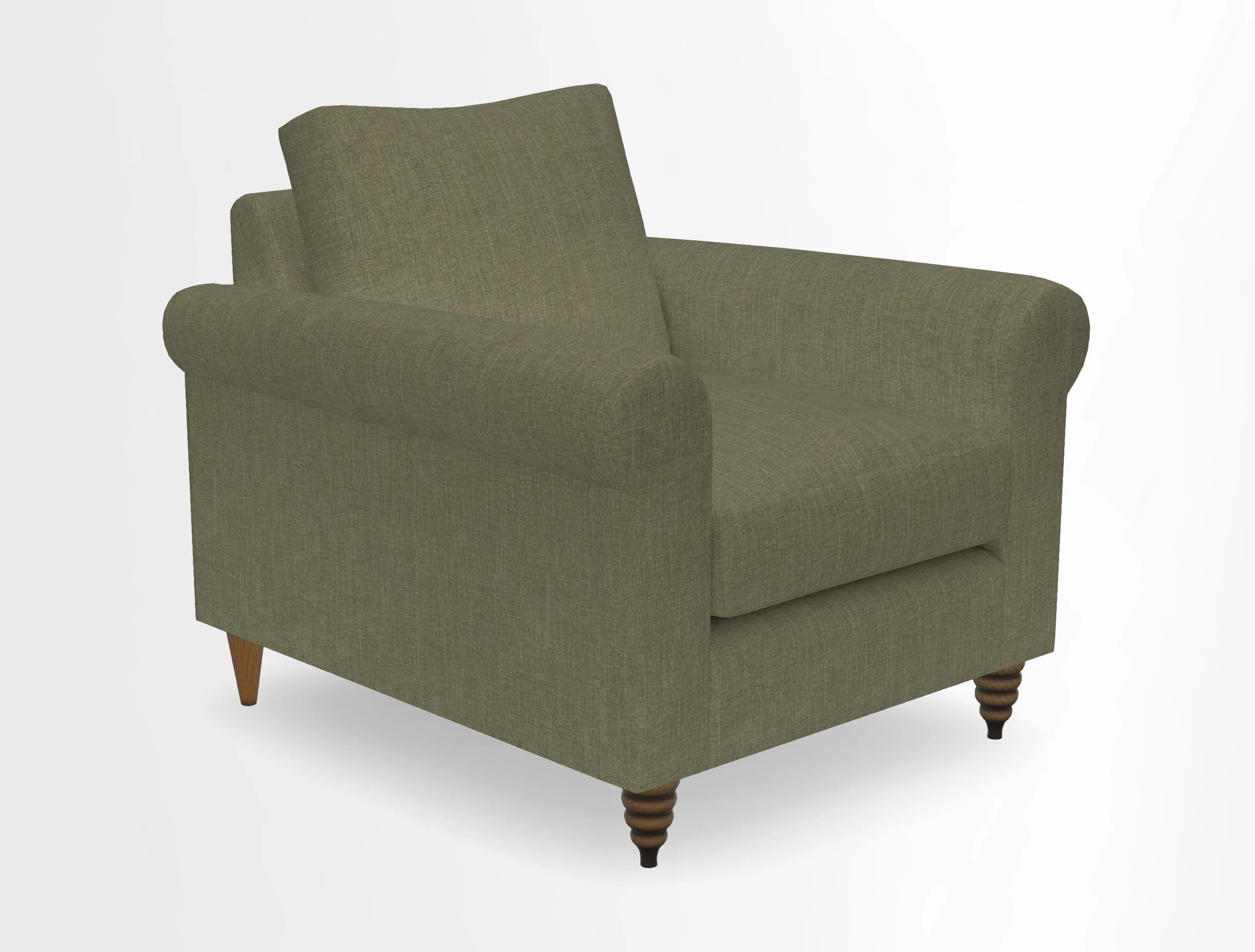 Apuldram Chair in Two Tone Plain Biscuit