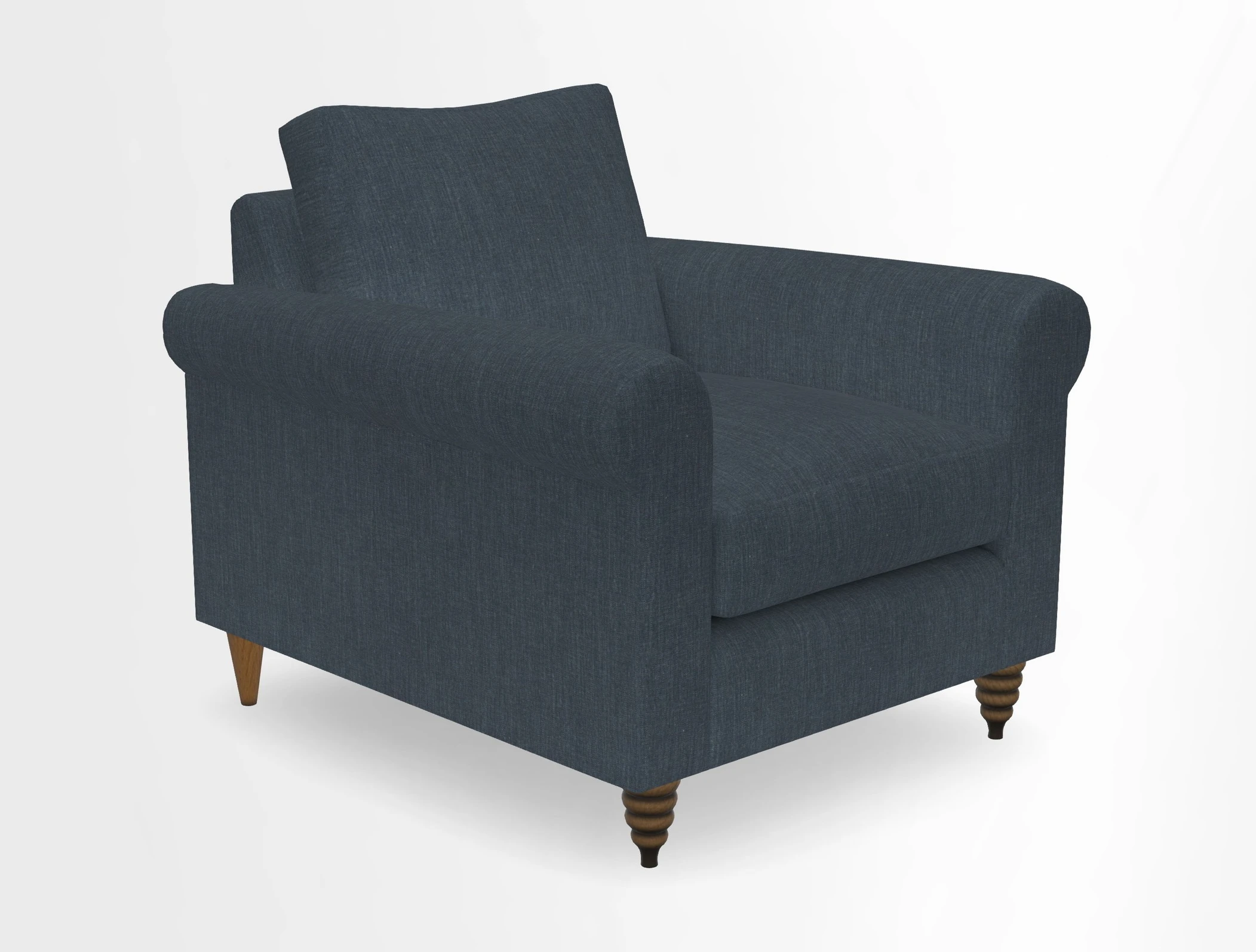 Apuldram Chair in Two Tone Plain Biscuit