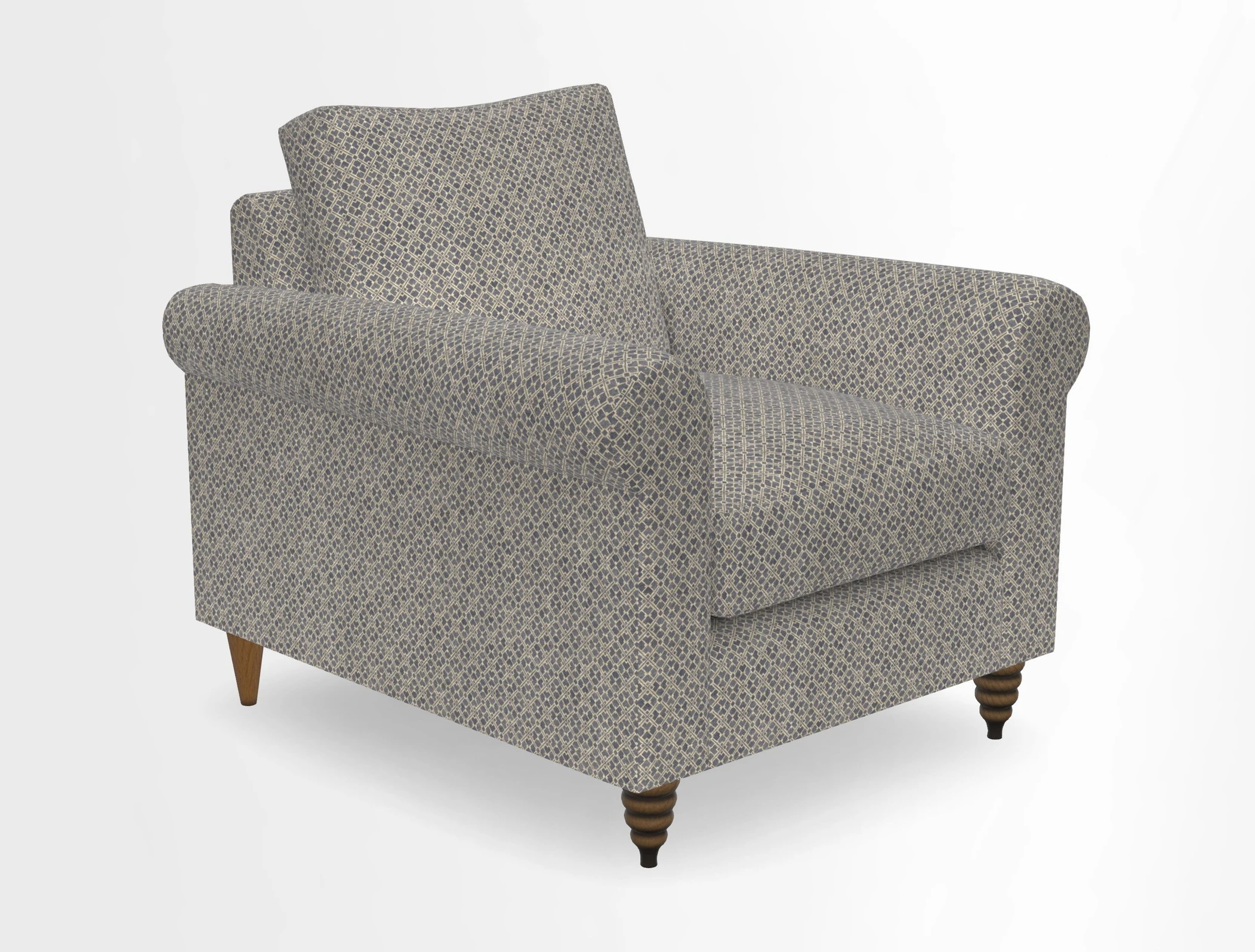 Apuldram Chair in Two Tone Plain Biscuit