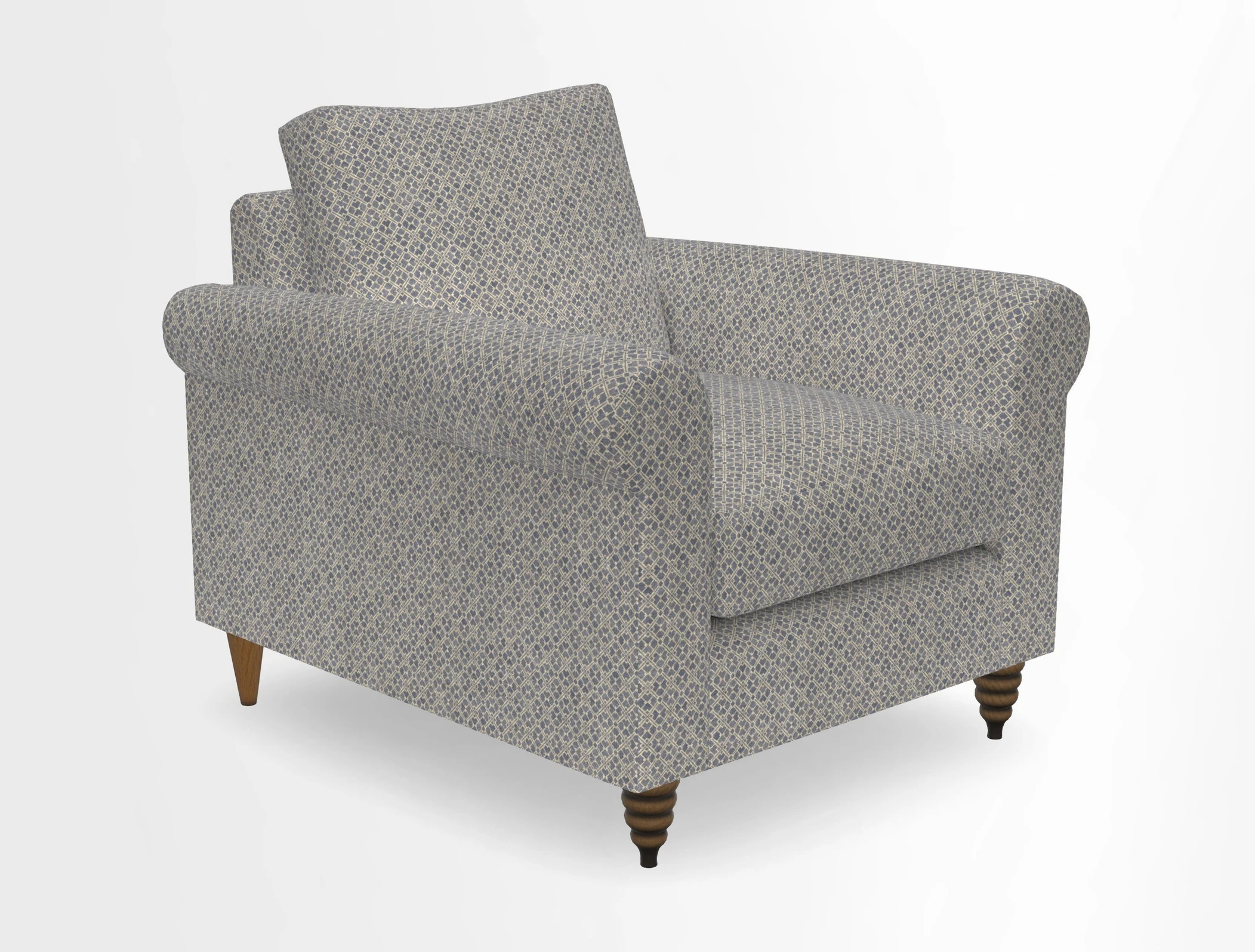 Apuldram Chair in Two Tone Plain Biscuit