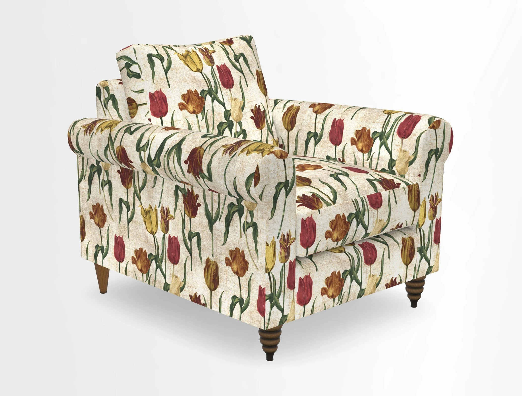 Apuldram Chair in Two Tone Plain Biscuit