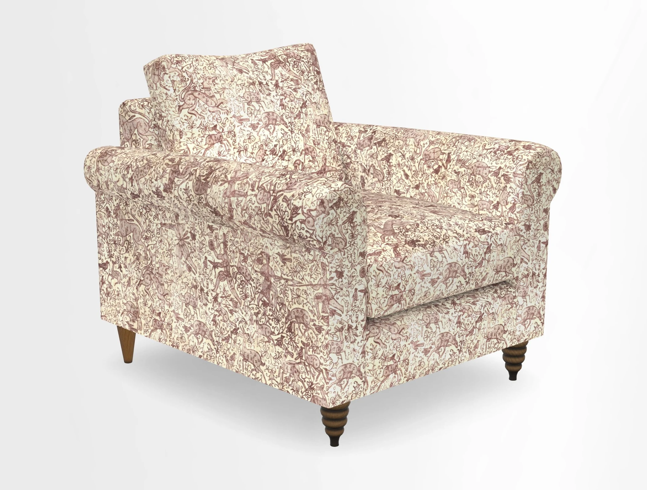 Apuldram Chair in Two Tone Plain Biscuit