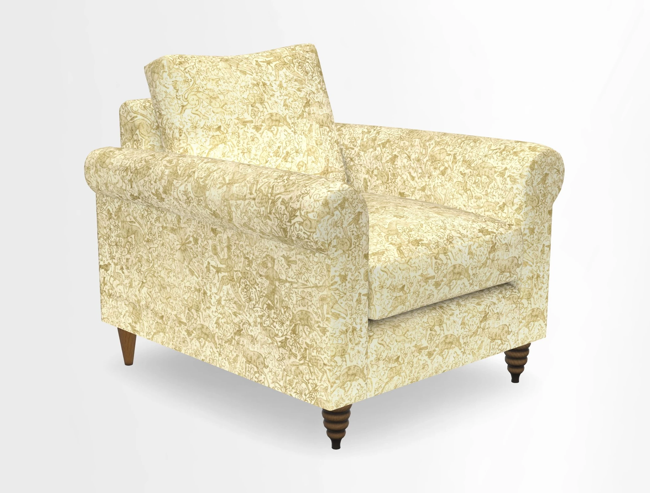 Apuldram Chair in Two Tone Plain Biscuit