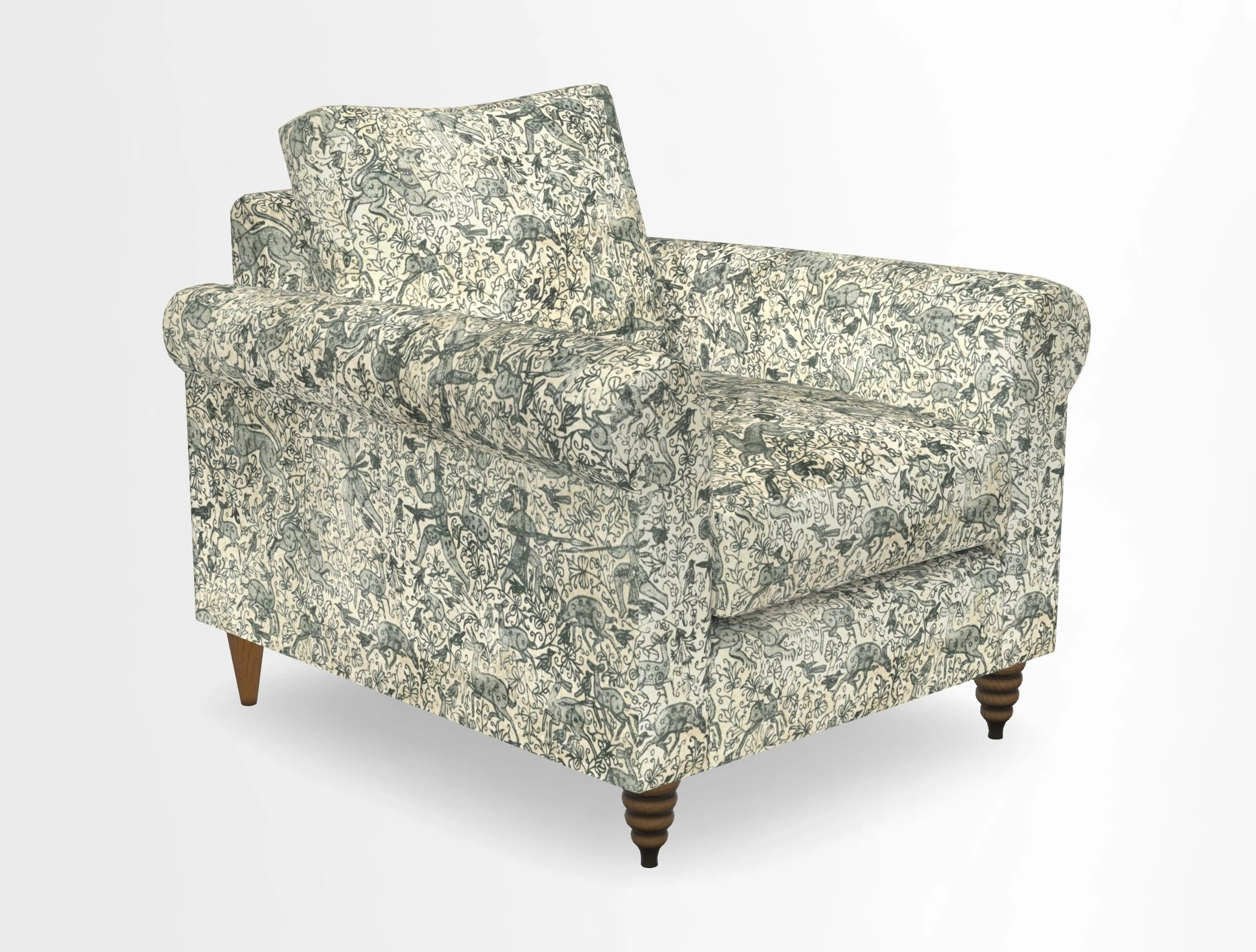 Apuldram Chair in Two Tone Plain Biscuit