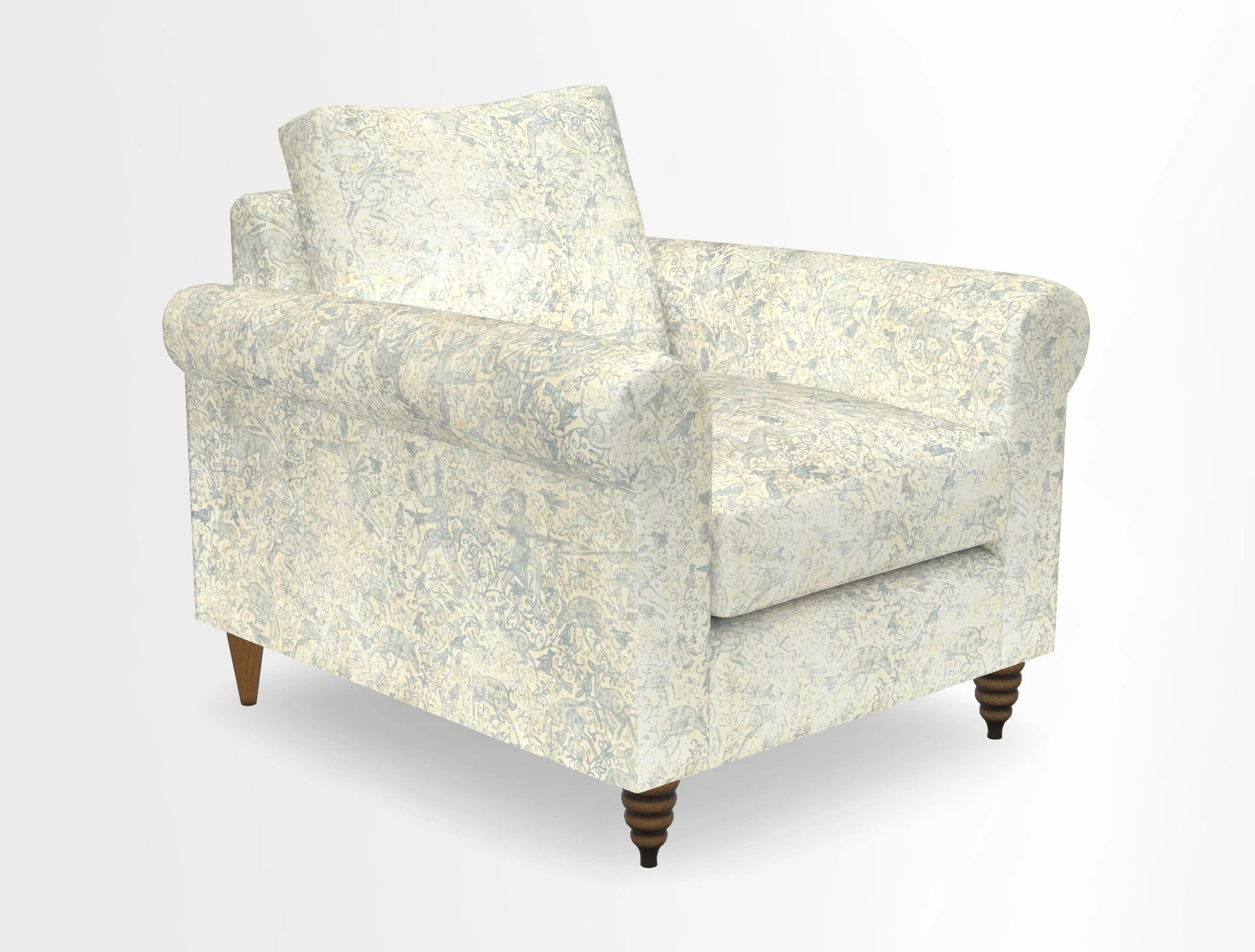 Apuldram Chair in Two Tone Plain Biscuit