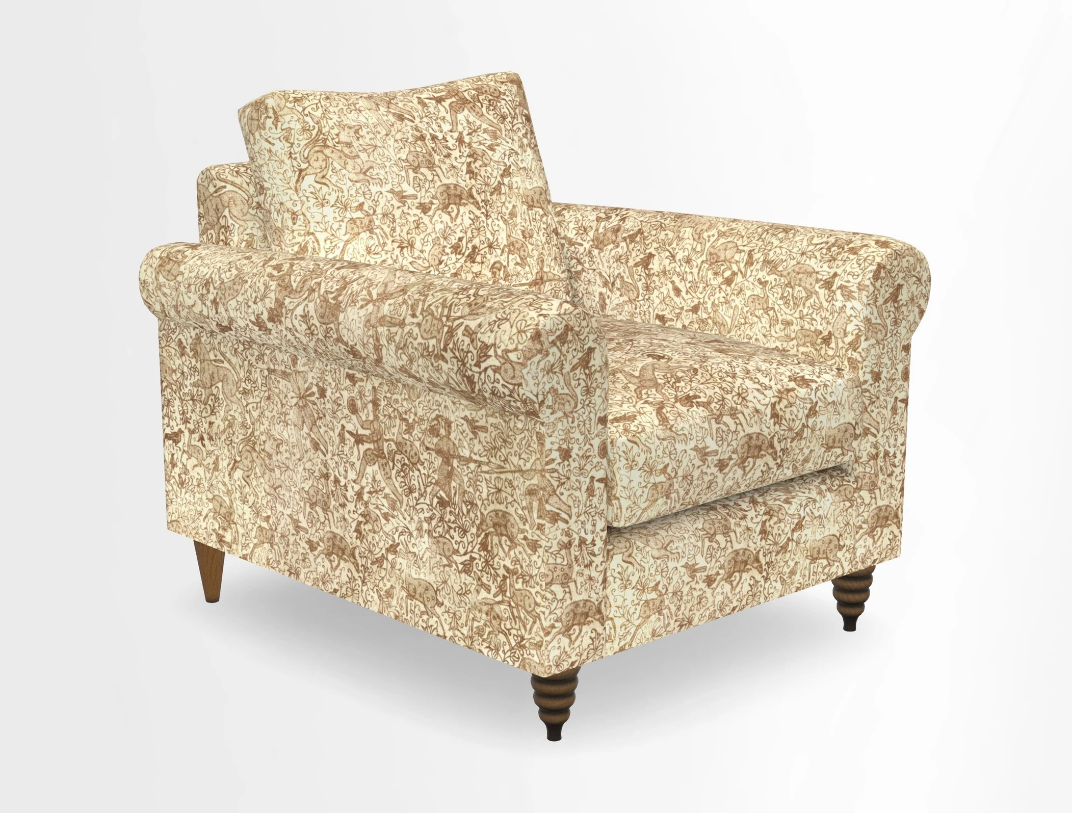 Apuldram Chair in Two Tone Plain Biscuit
