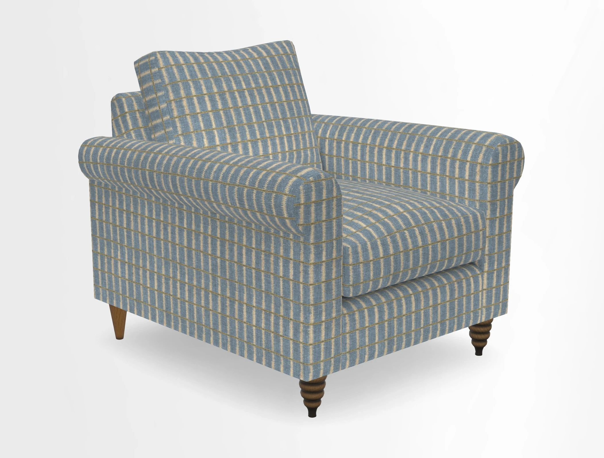 Apuldram Chair in Two Tone Plain Biscuit