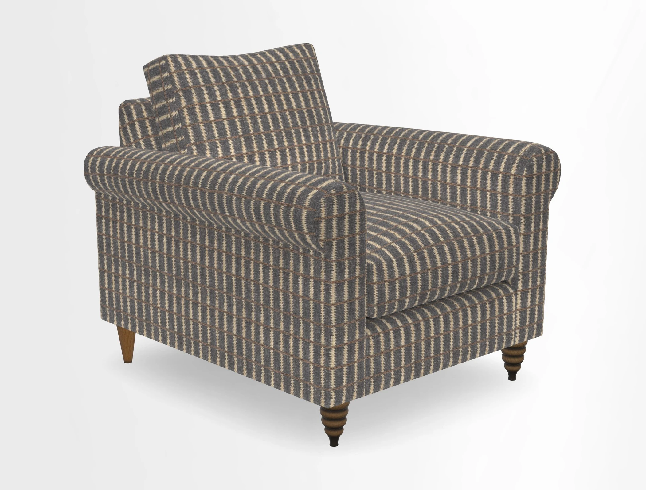 Apuldram Chair in Two Tone Plain Biscuit