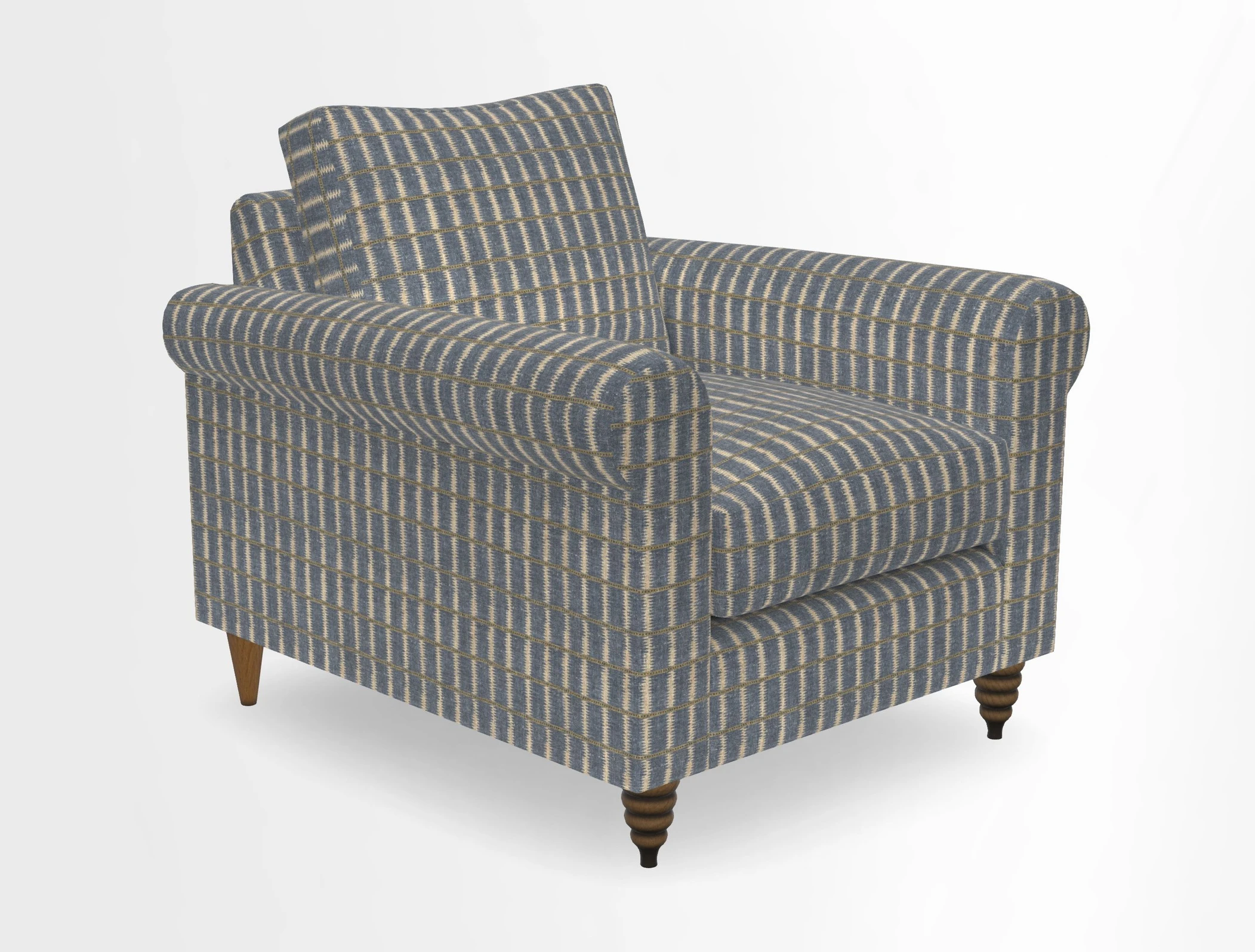 Apuldram Chair in Two Tone Plain Biscuit