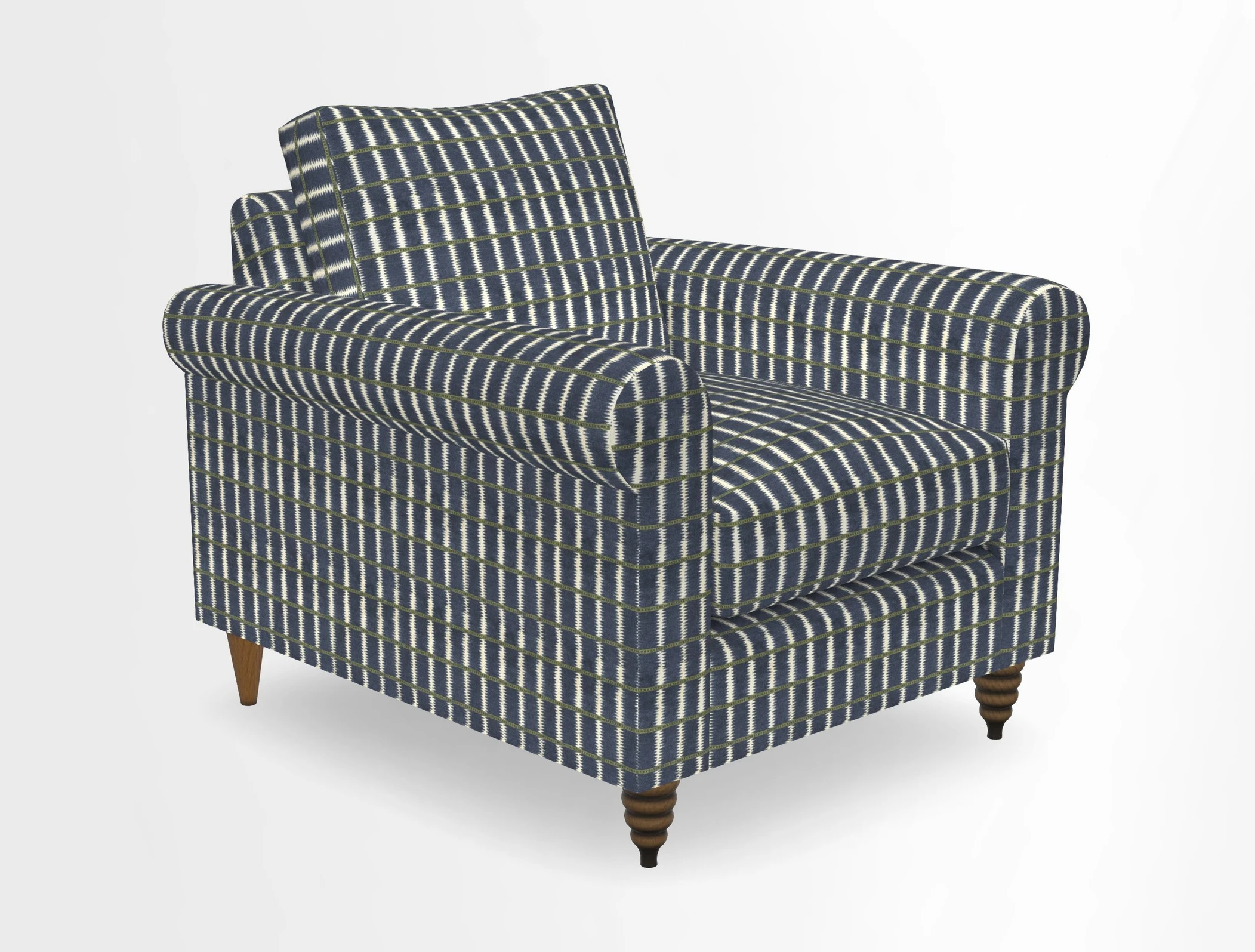 Apuldram Chair in Two Tone Plain Biscuit