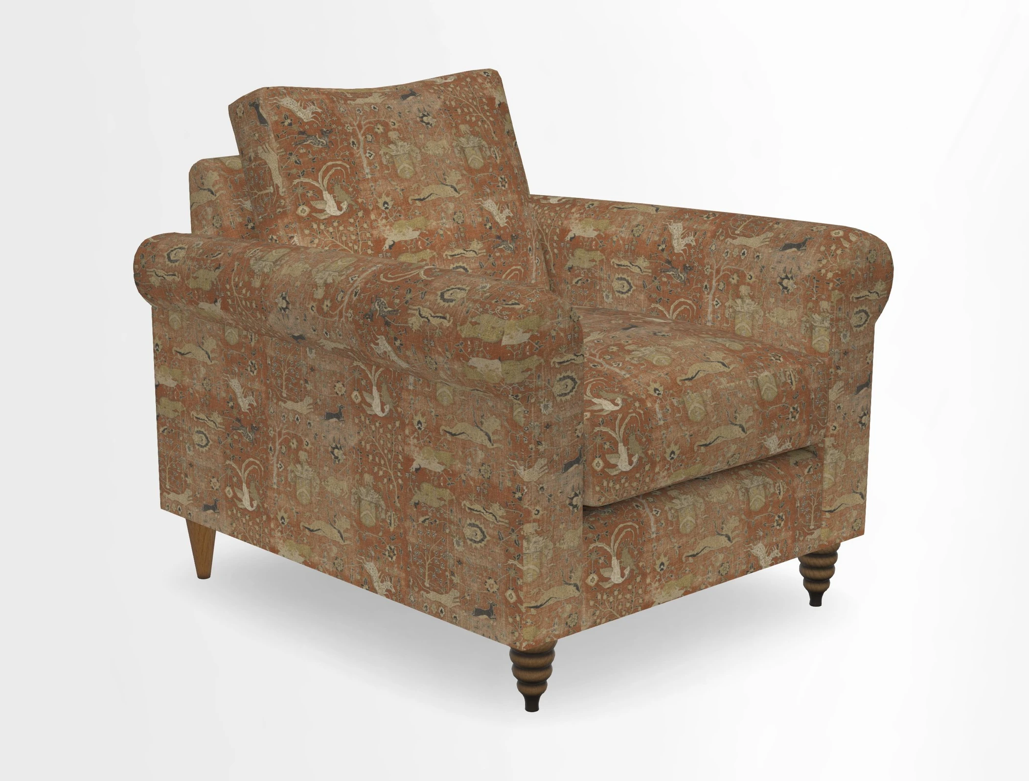 Apuldram Chair in Two Tone Plain Biscuit