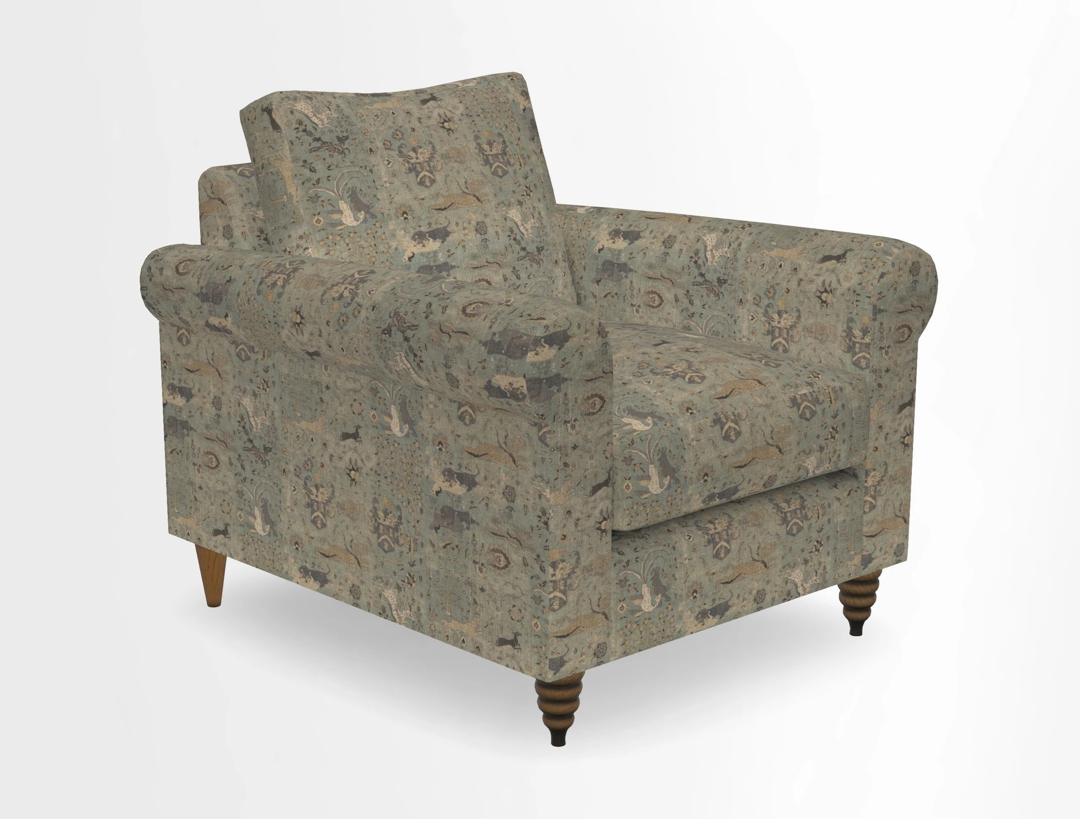 Apuldram Chair in Two Tone Plain Biscuit