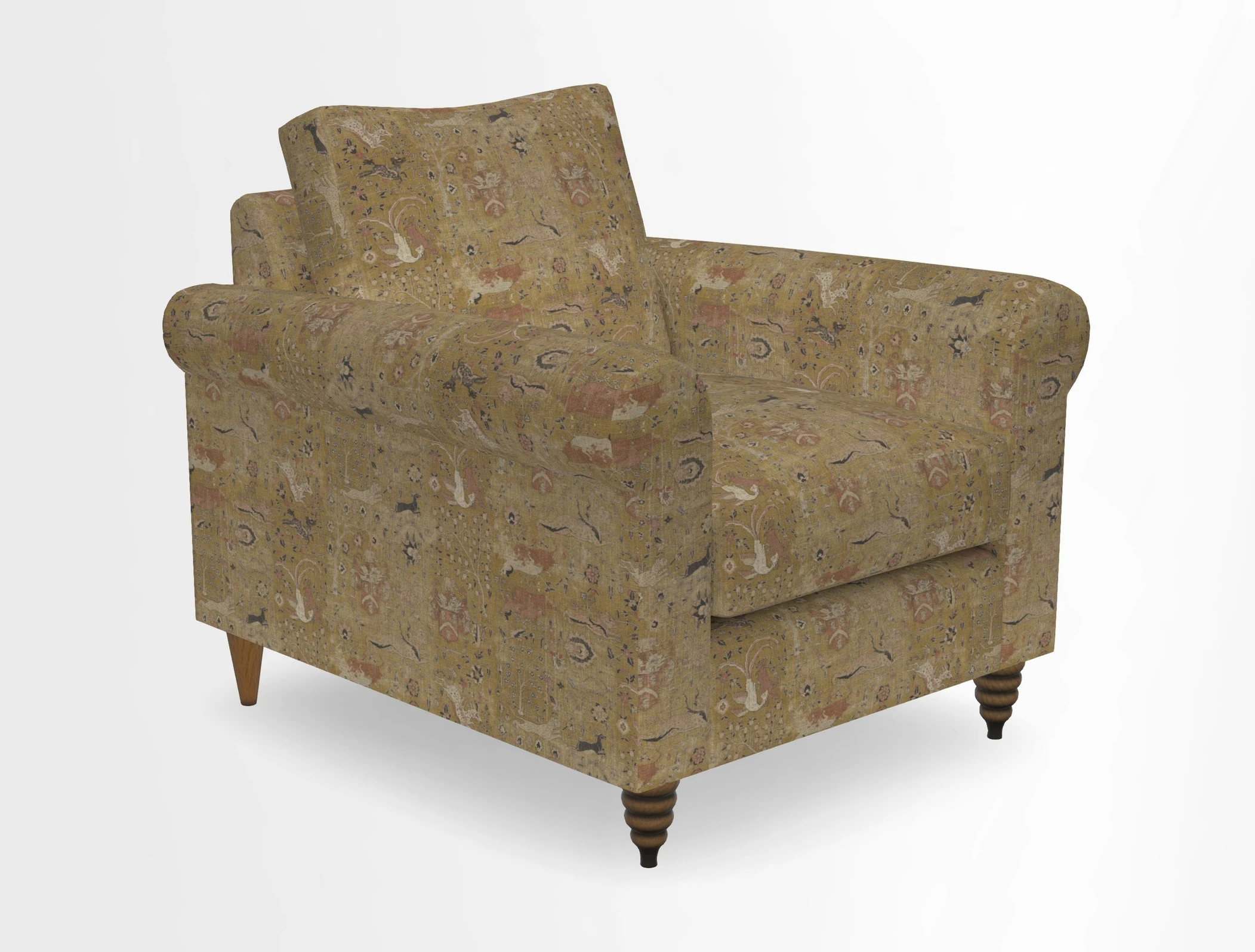 Apuldram Chair in Two Tone Plain Biscuit