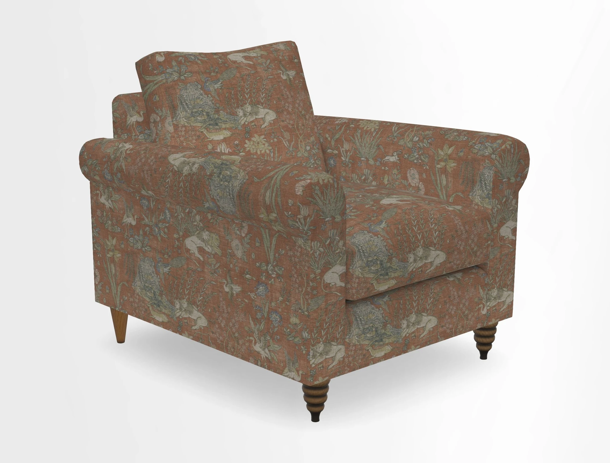 Apuldram Chair in Two Tone Plain Biscuit