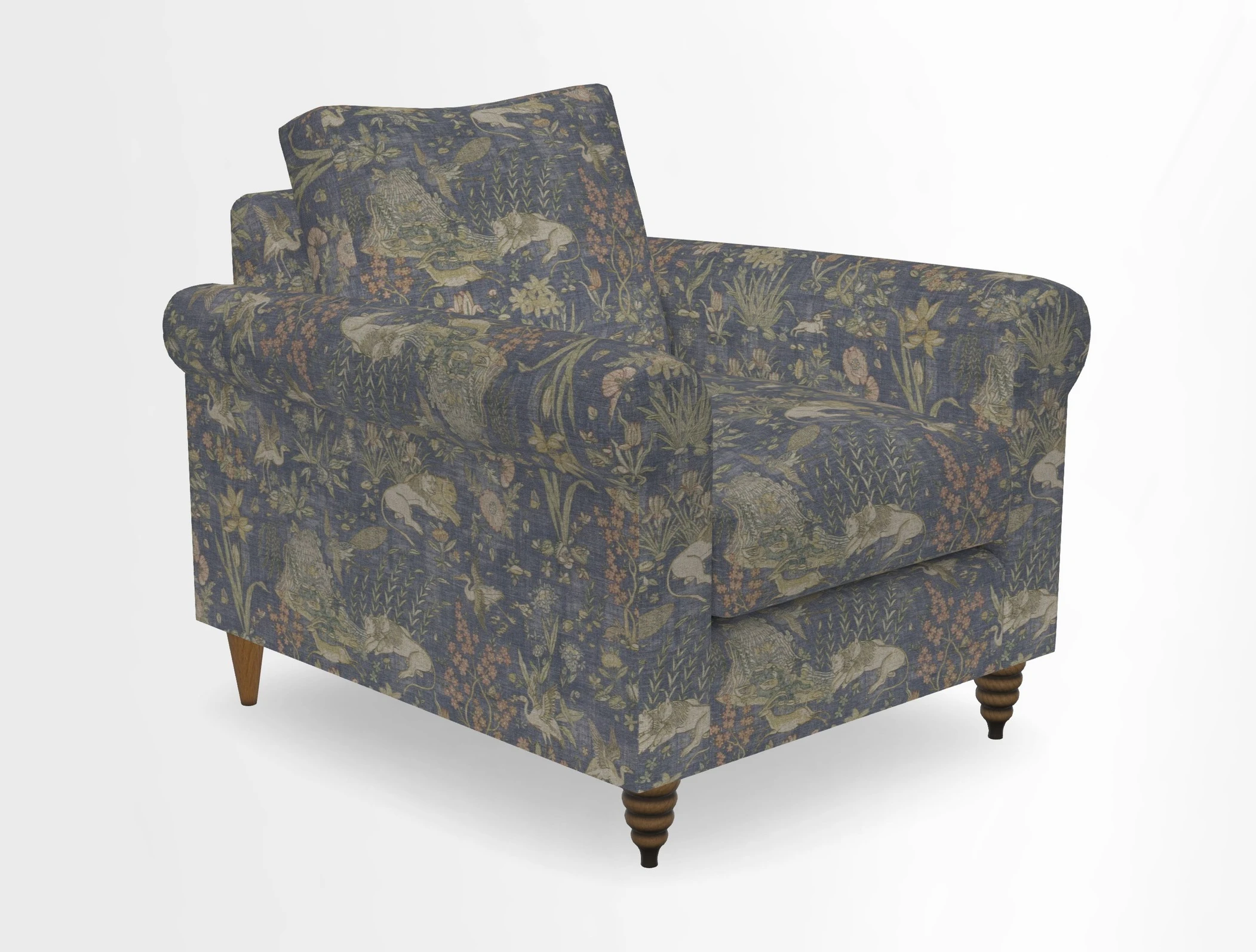 Apuldram Chair in Two Tone Plain Biscuit