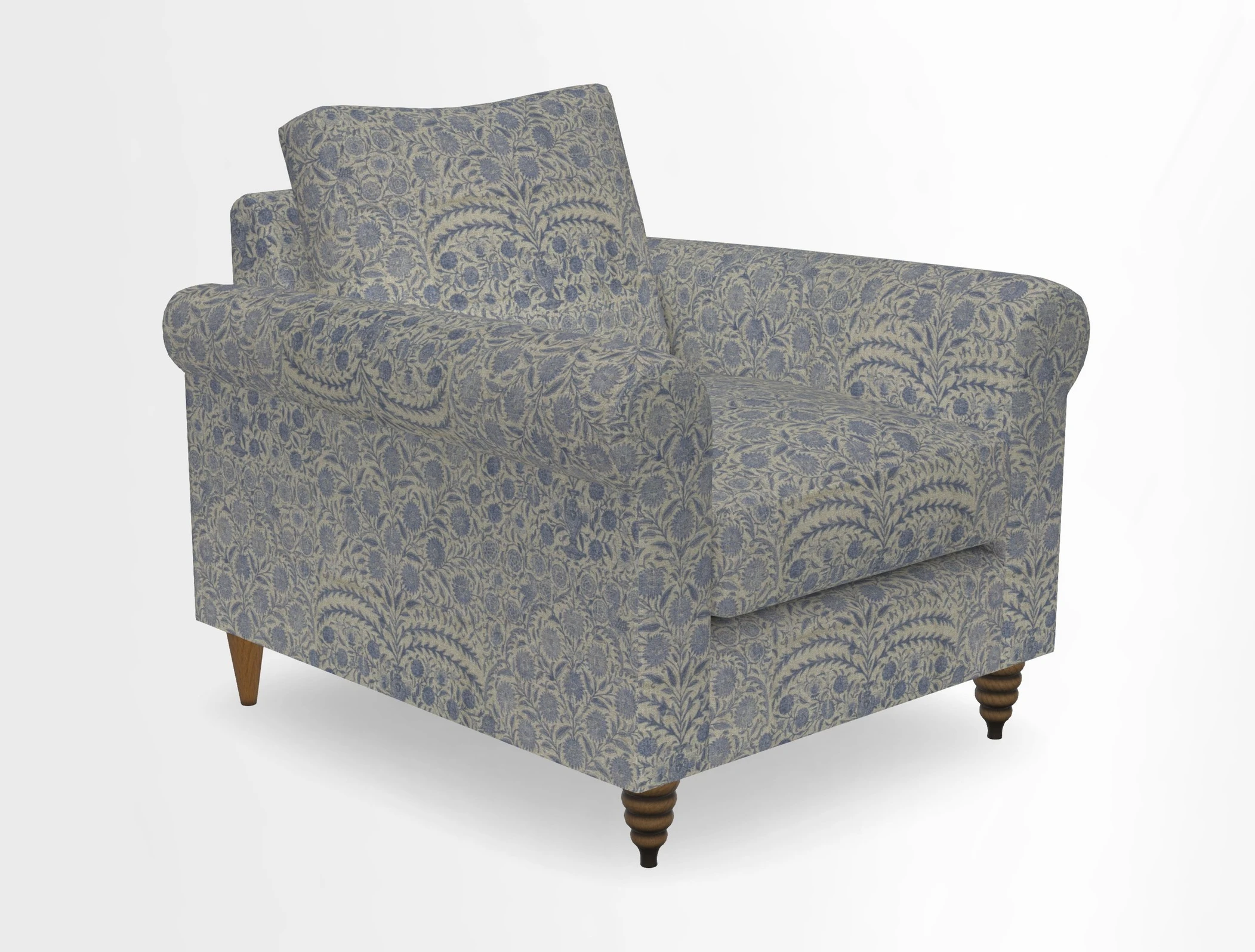 Apuldram Chair in Two Tone Plain Biscuit