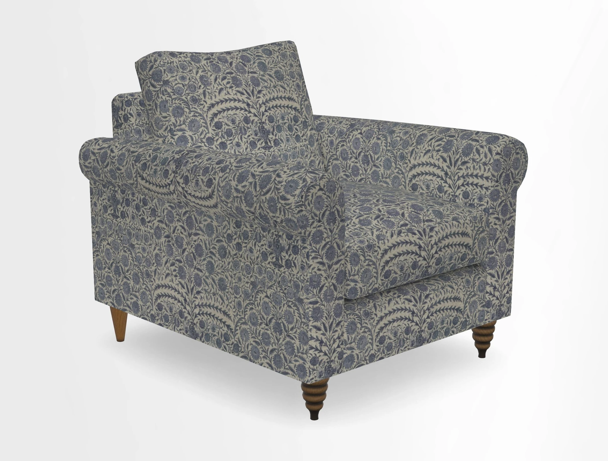 Apuldram Chair in Two Tone Plain Biscuit