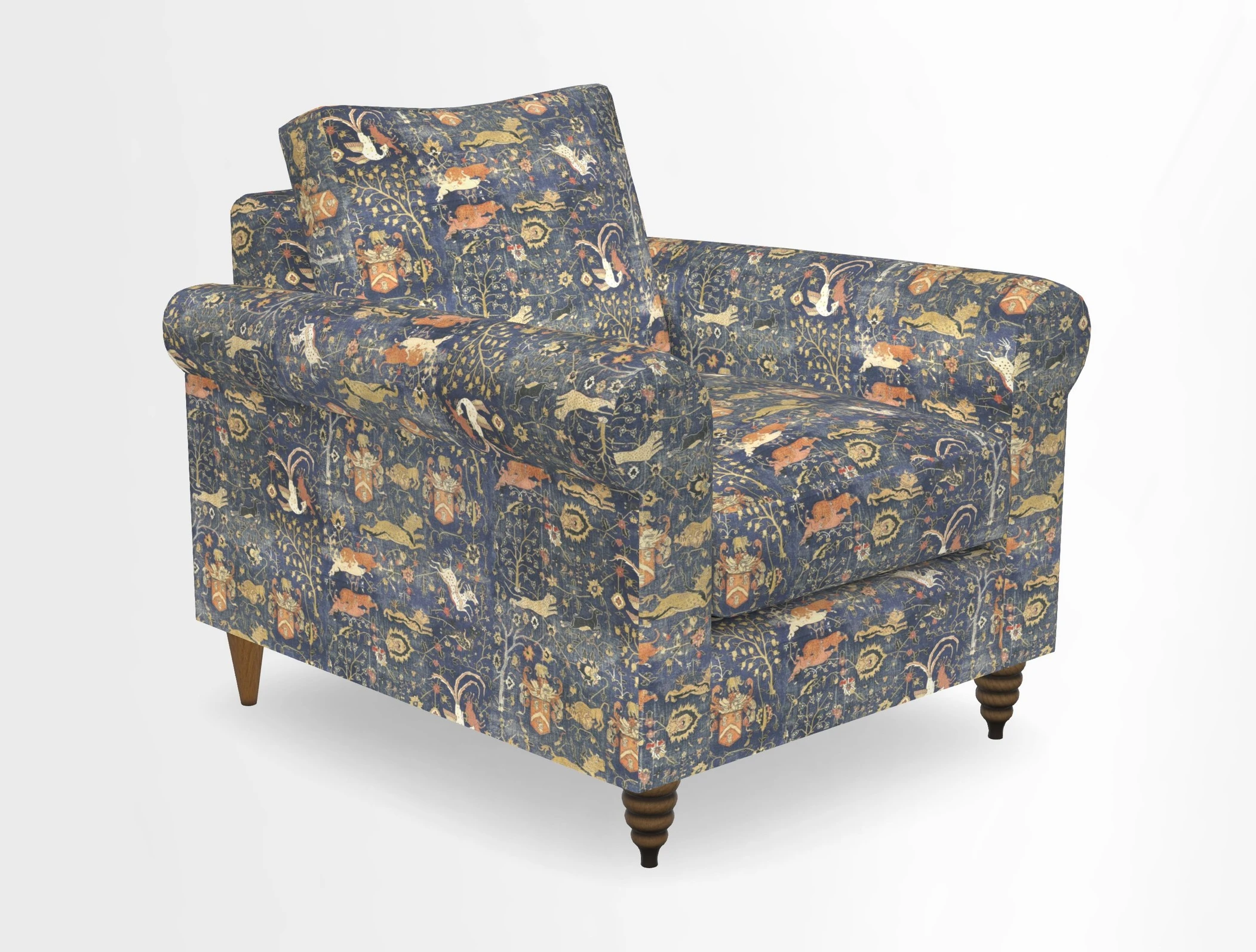 Apuldram Chair in Two Tone Plain Biscuit