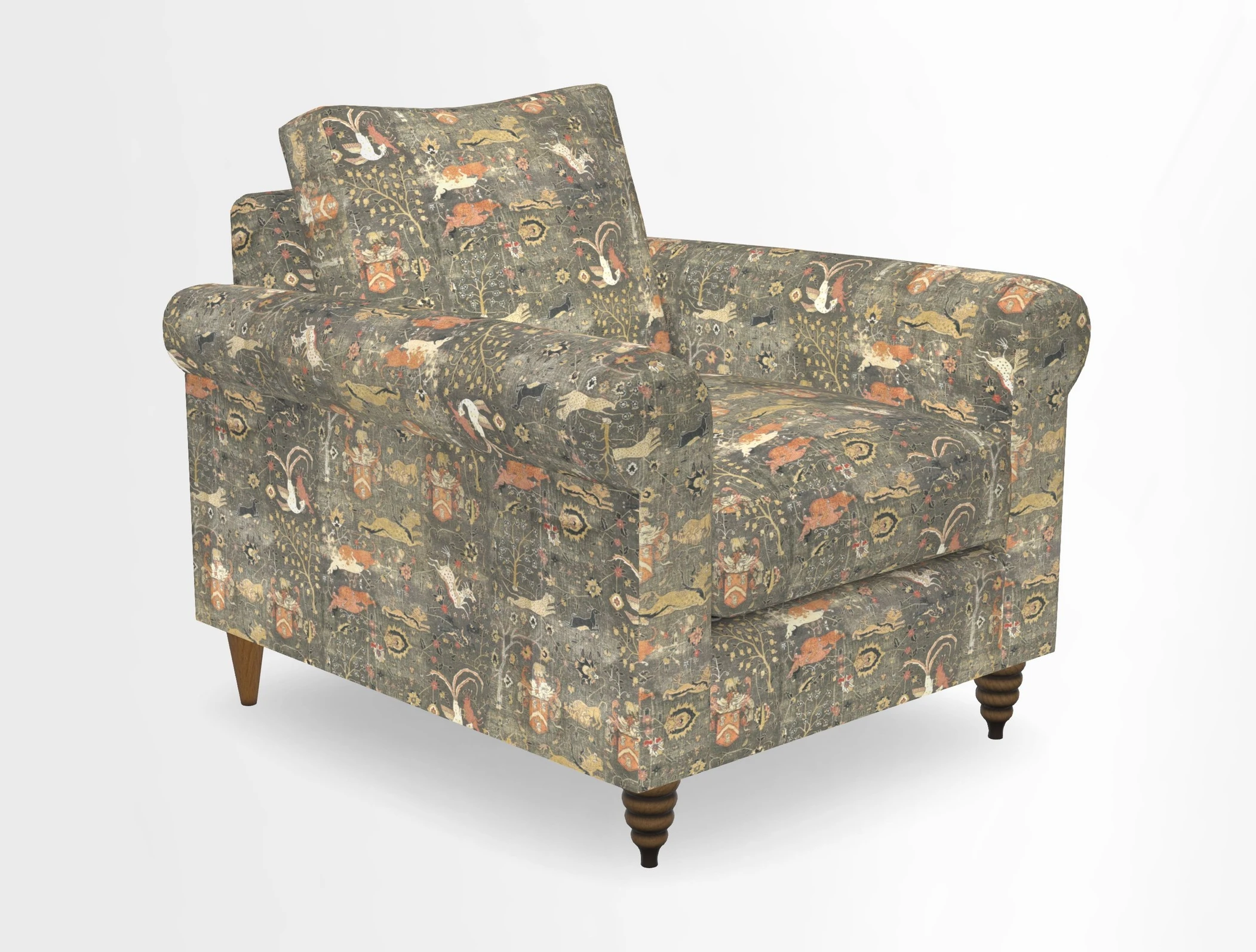 Apuldram Chair in Two Tone Plain Biscuit