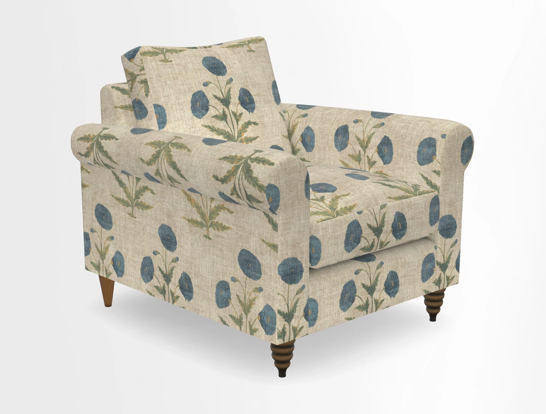 Apuldram Chair in Two Tone Plain Biscuit