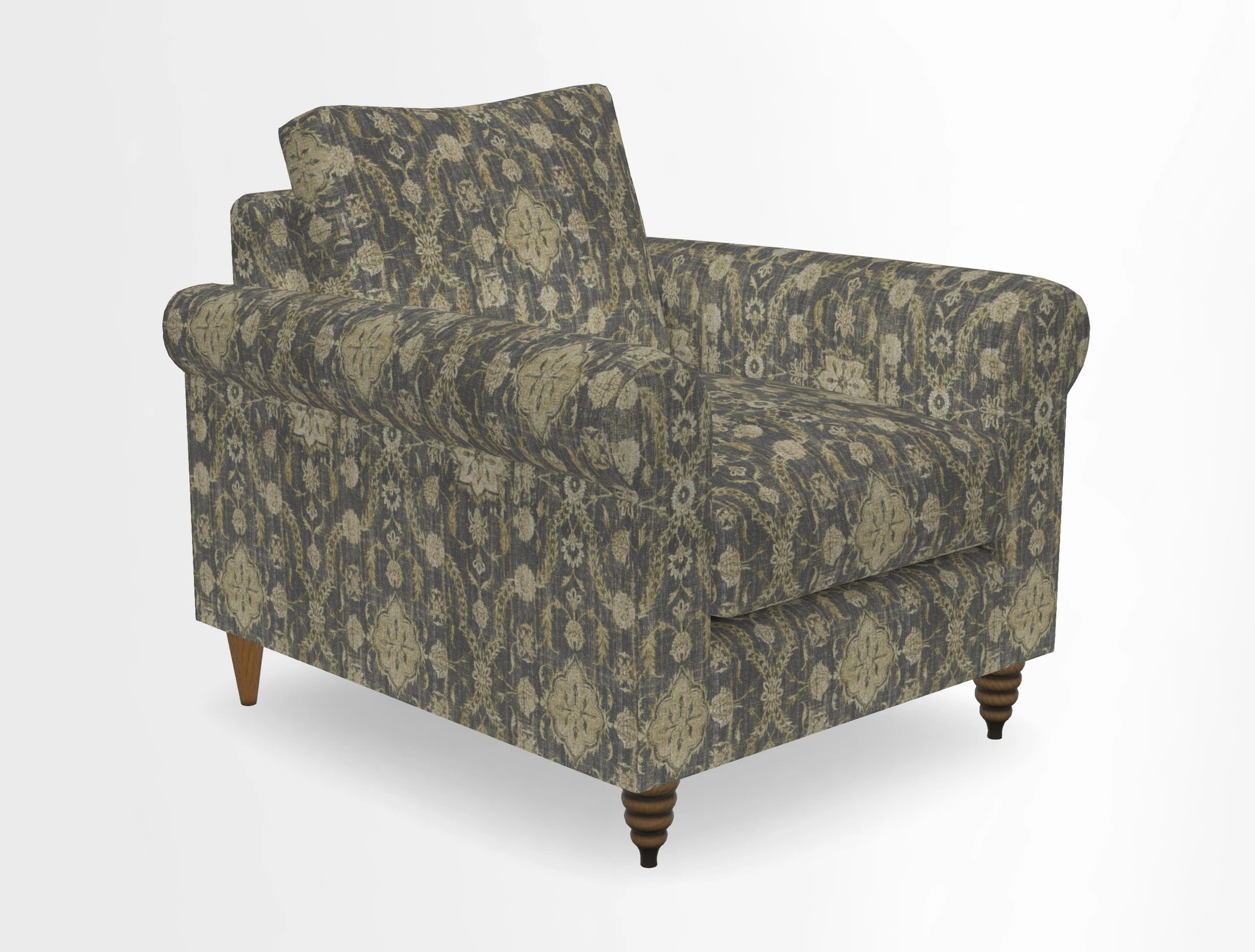 Apuldram Chair in Two Tone Plain Biscuit
