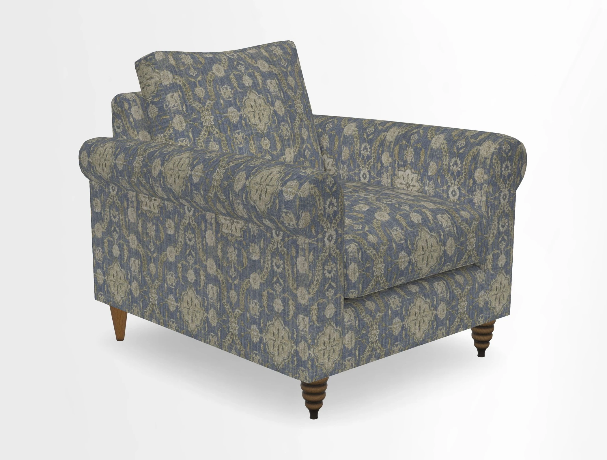 Apuldram Chair in Two Tone Plain Biscuit