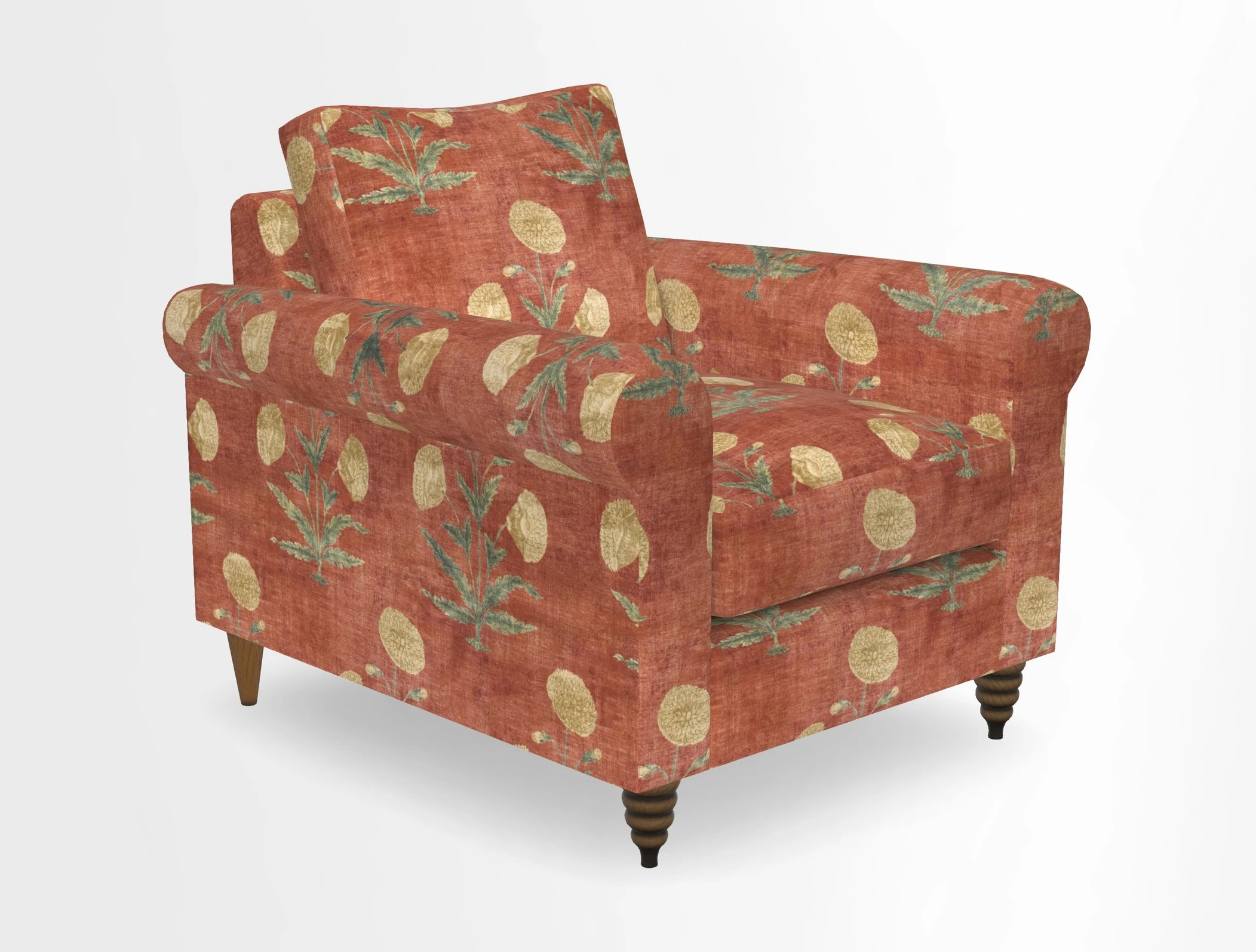 Apuldram Chair in Two Tone Plain Biscuit