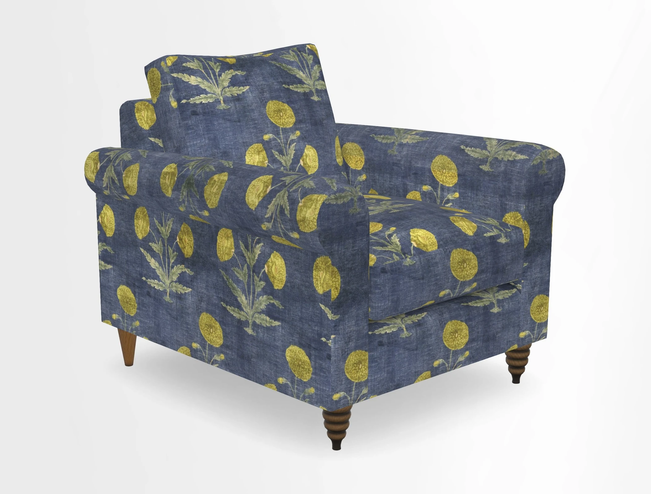 Apuldram Chair in Two Tone Plain Biscuit