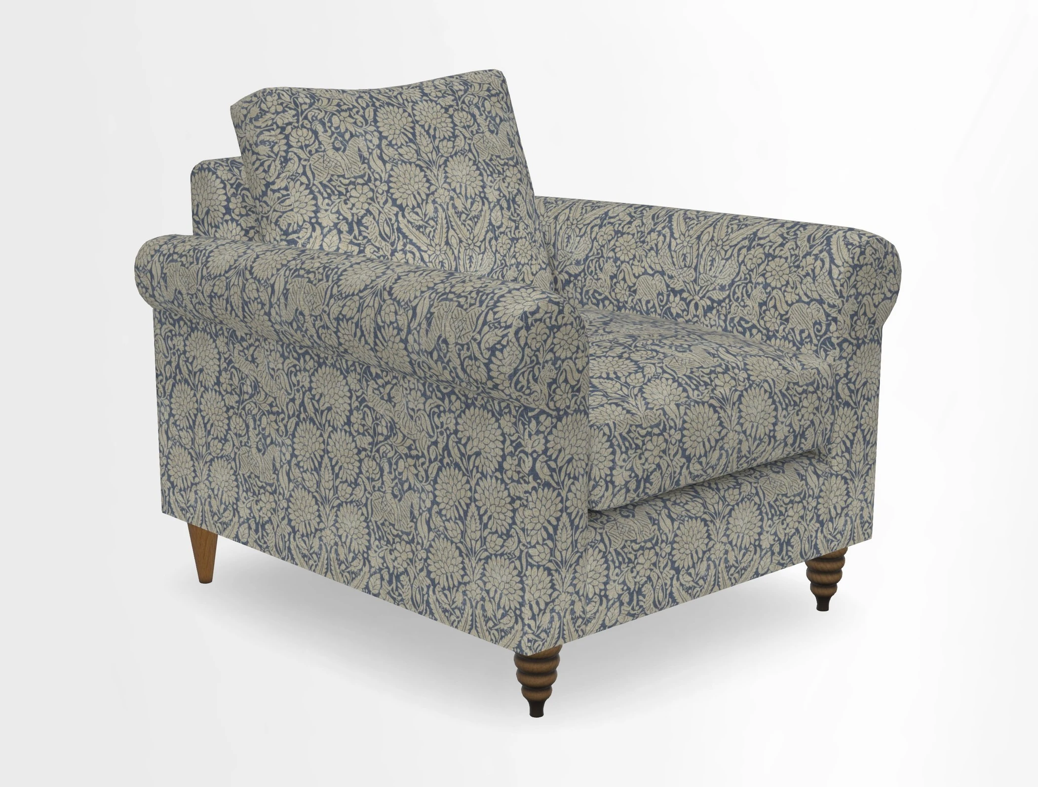 Apuldram Chair in Two Tone Plain Biscuit