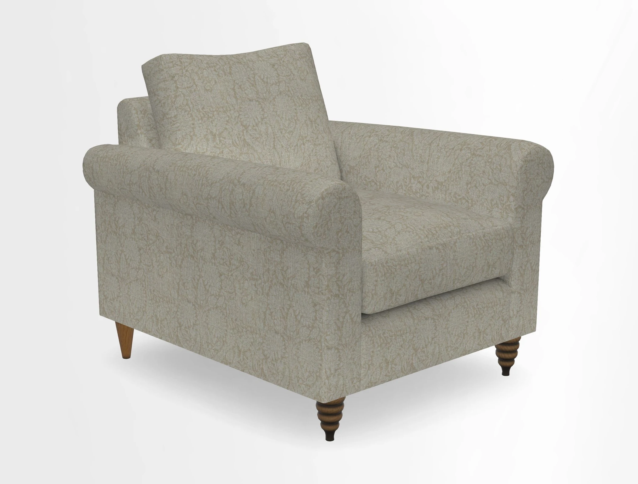 Apuldram Chair in Two Tone Plain Biscuit