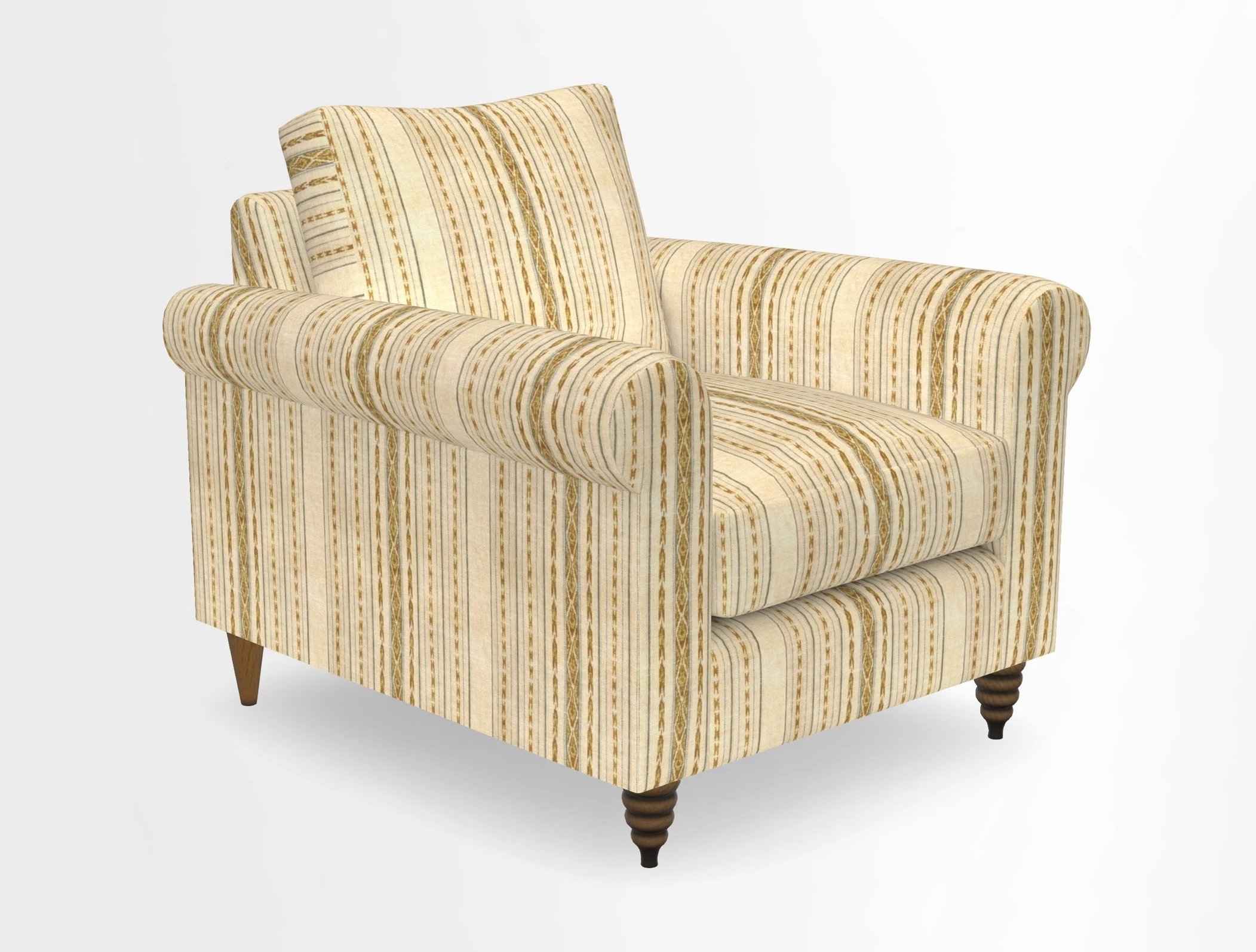 Apuldram Chair in Two Tone Plain Biscuit