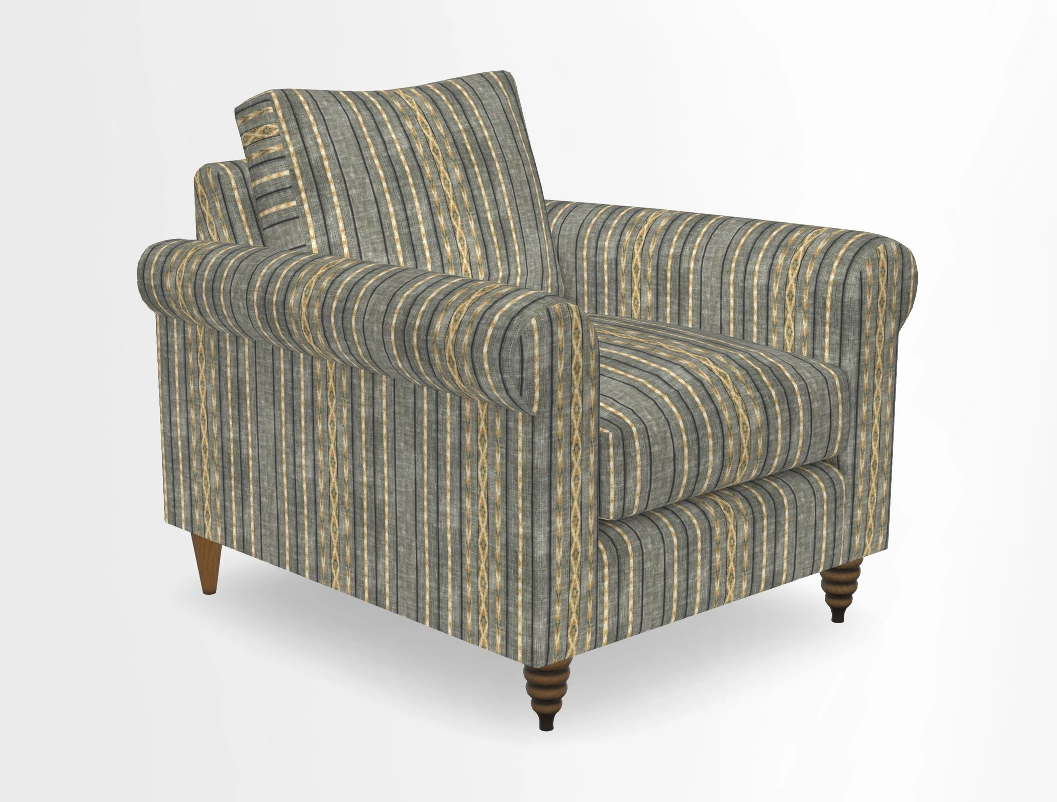 Apuldram Chair in Two Tone Plain Biscuit