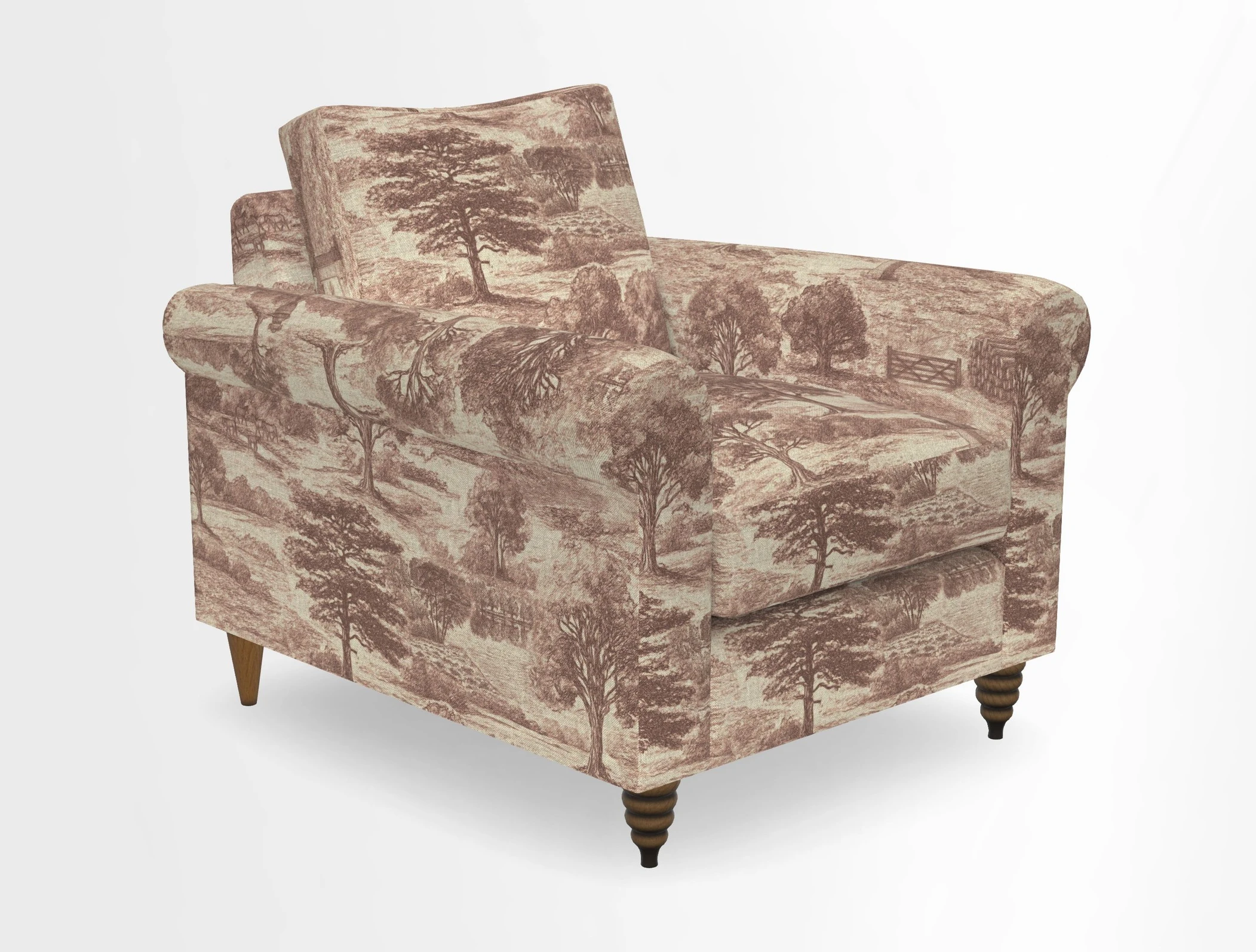 Apuldram Chair in Two Tone Plain Biscuit