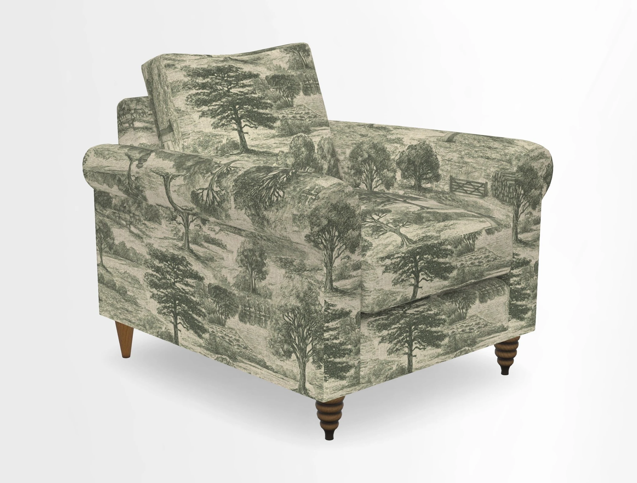 Apuldram Chair in Two Tone Plain Biscuit